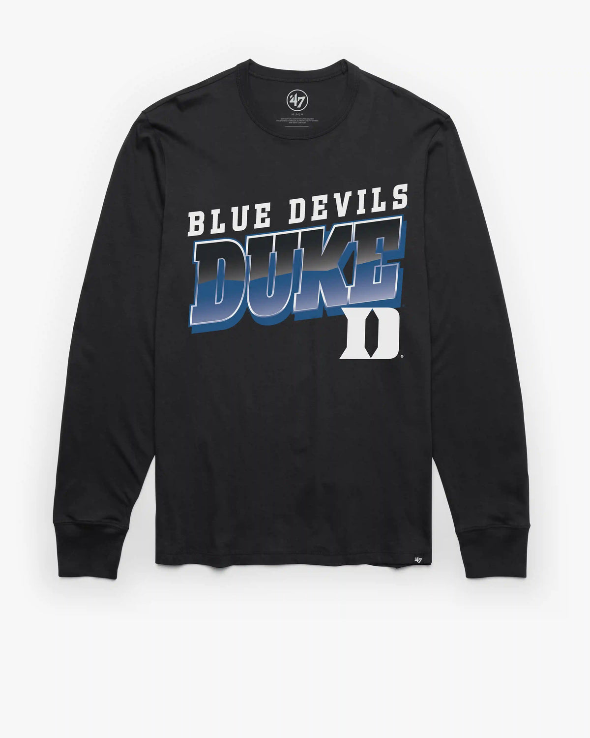 DUKE BLUE DEVILS POLISHED '47 FRANKLIN LONG SLEEVE TEE