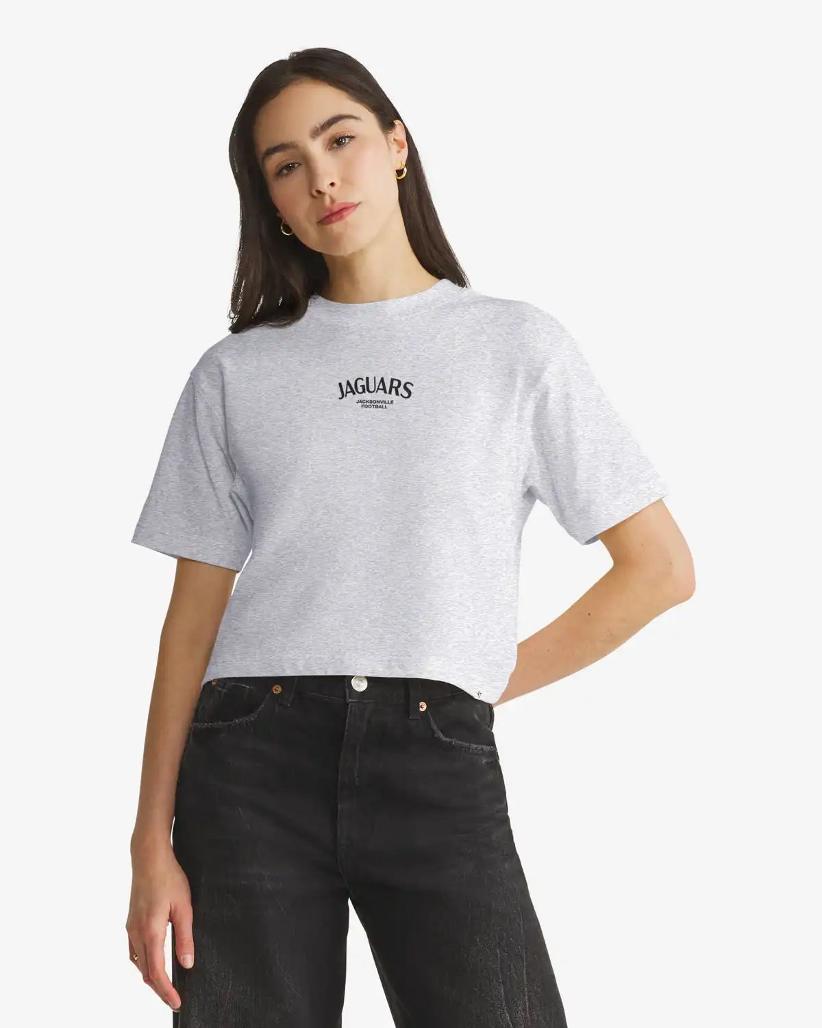 JACKSONVILLE JAGUARS HADRIAN '47 FOUNDATION CROP TEE WOMENS