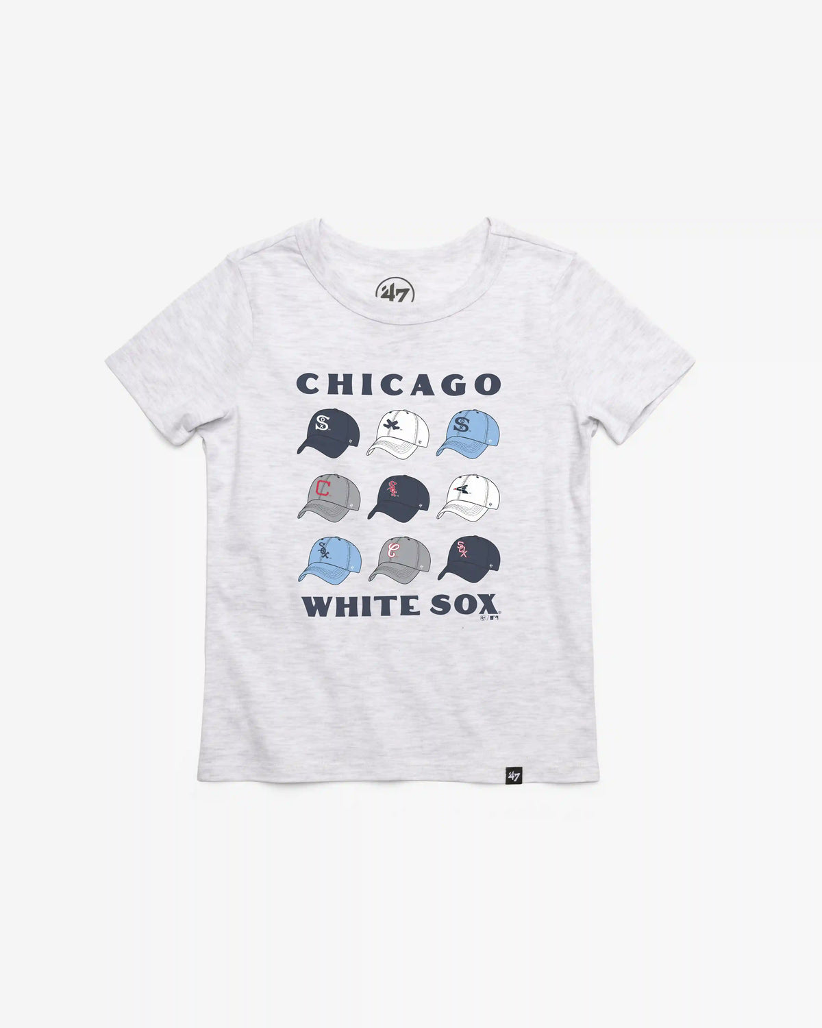 CHICAGO WHITE SOX COOPERSTOWN CAP OFF '47 KID'S FRANKLIN TEE