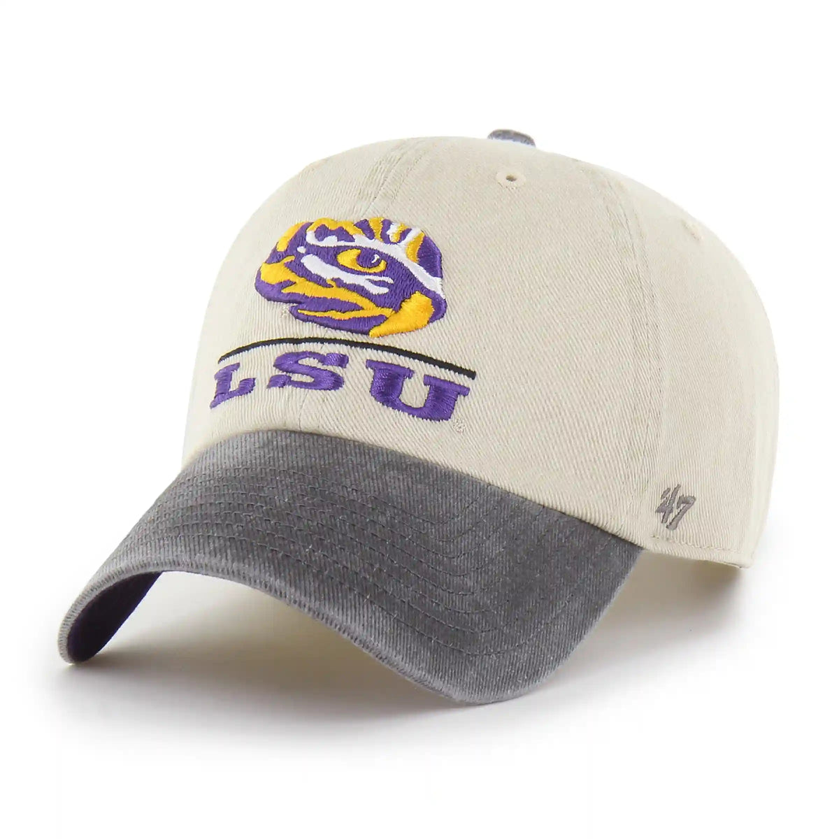 Louisiana State Tigers LSU Logo Line Two Tone '47 Clean Up