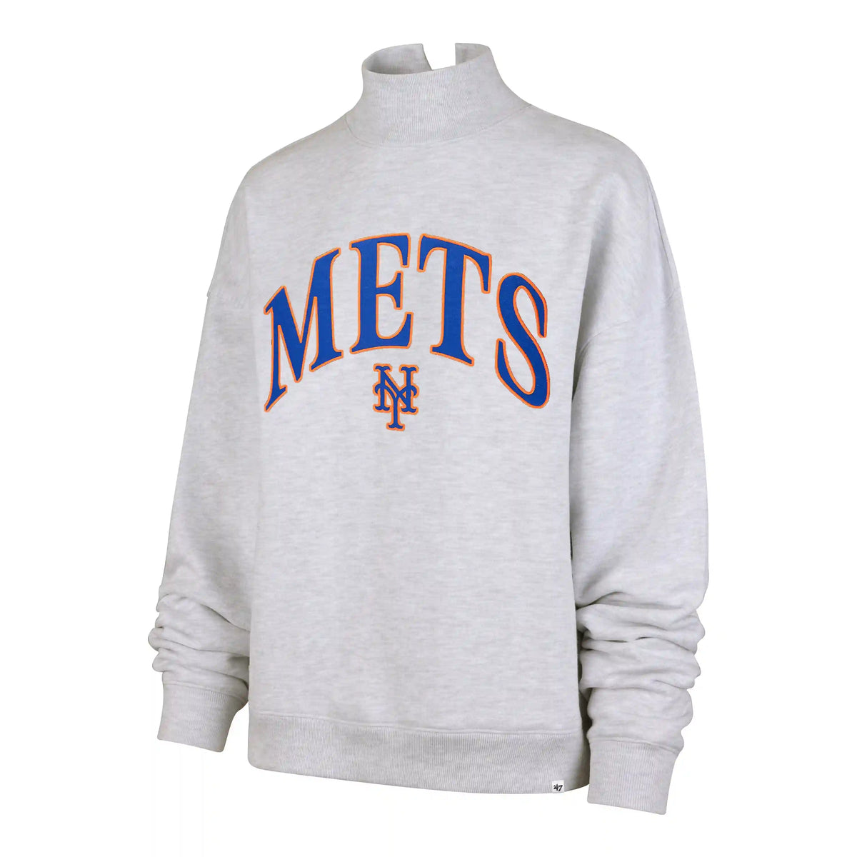 NEW YORK METS VANTAGE '47 MOCK NECK PULLOVER WOMENS