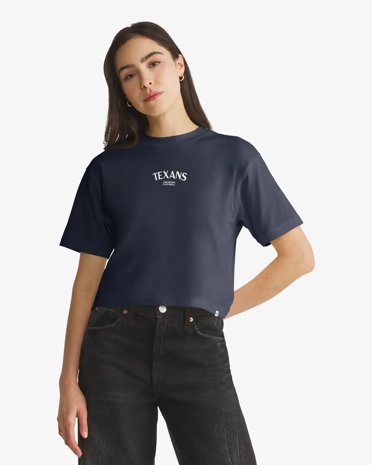 HOUSTON TEXANS HADRIAN '47 FOUNDATION CROP TEE WOMENS