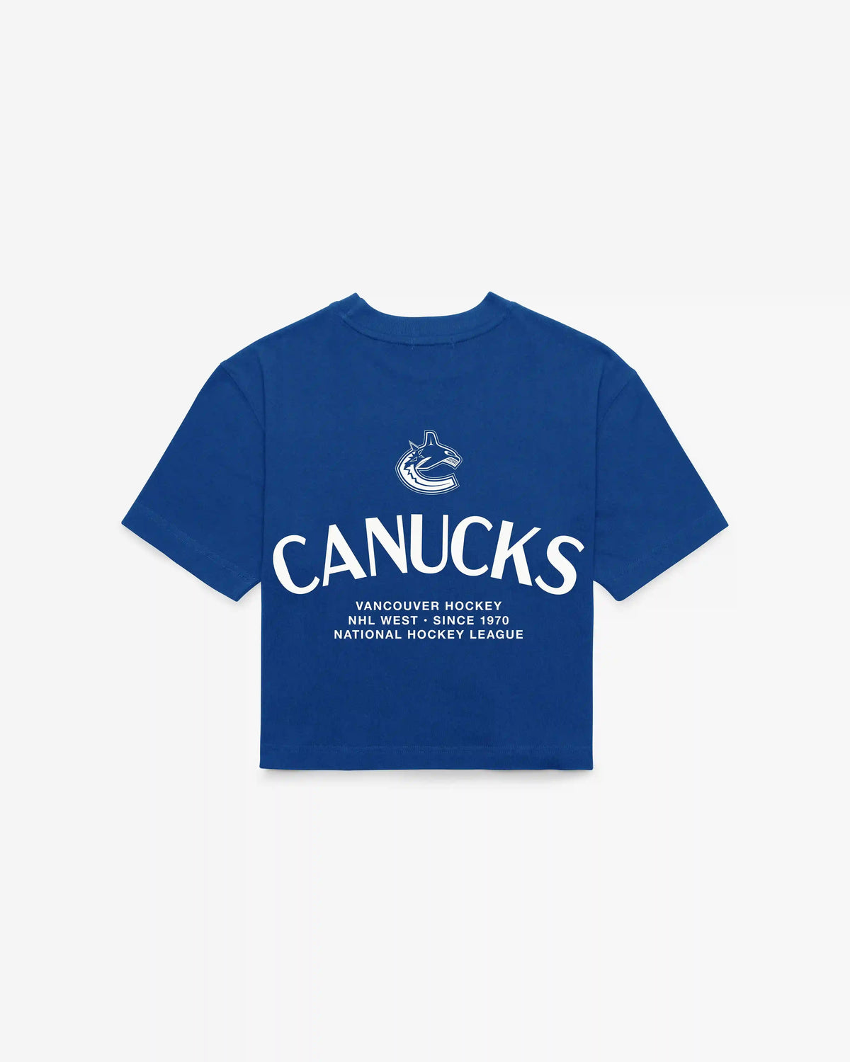 VANCOUVER CANUCKS HADRIAN '47 FOUNDATION CROP TEE WOMENS