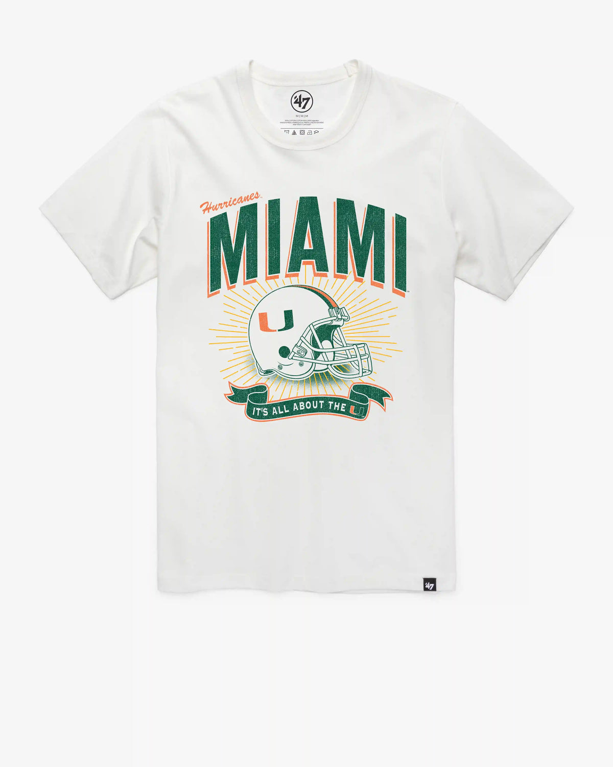 MIAMI HURRICANES PRIME PLAY '47 FRANKLIN TEE