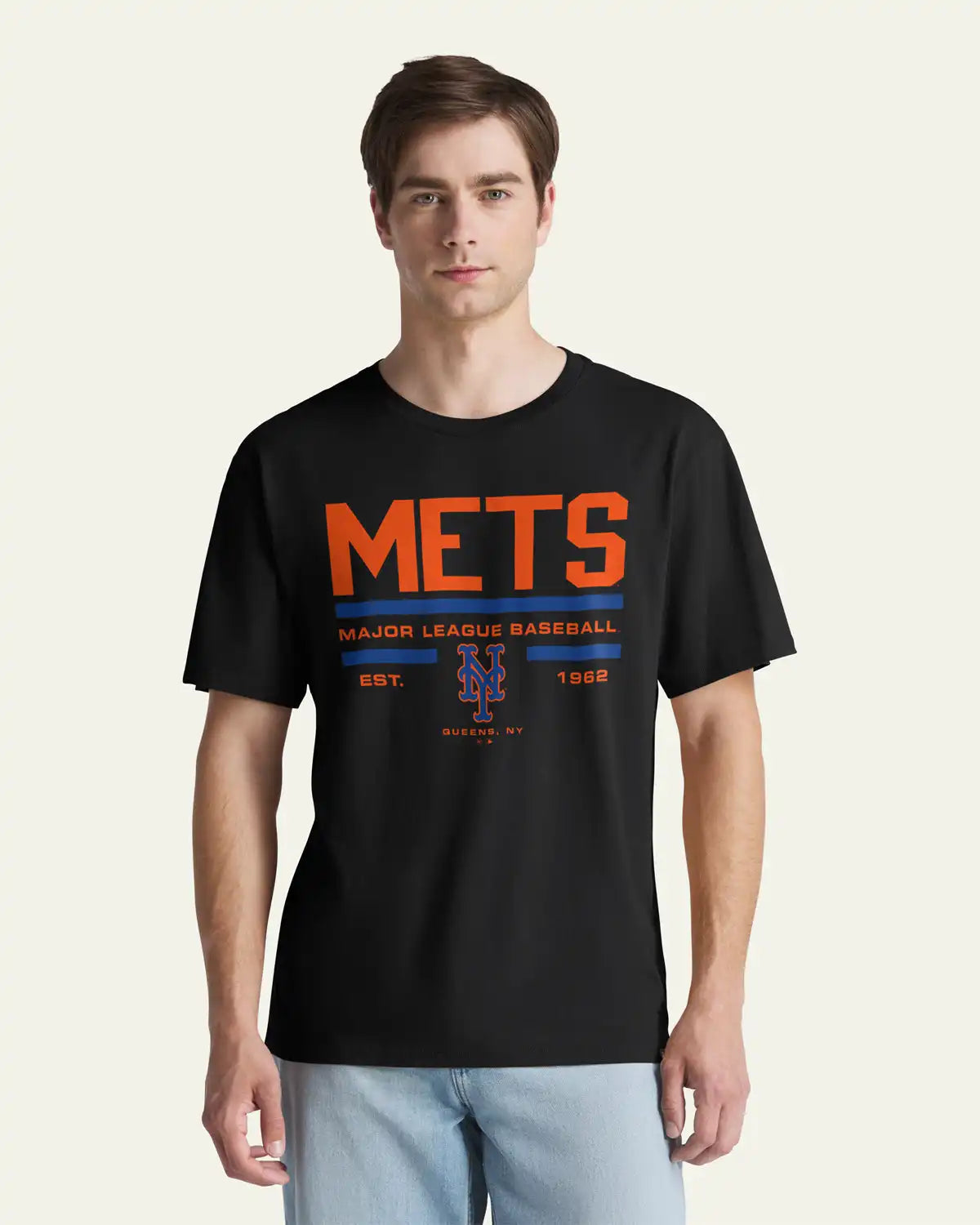 NEW YORK METS STACK BLOCK '47 EVERYDAY TEE