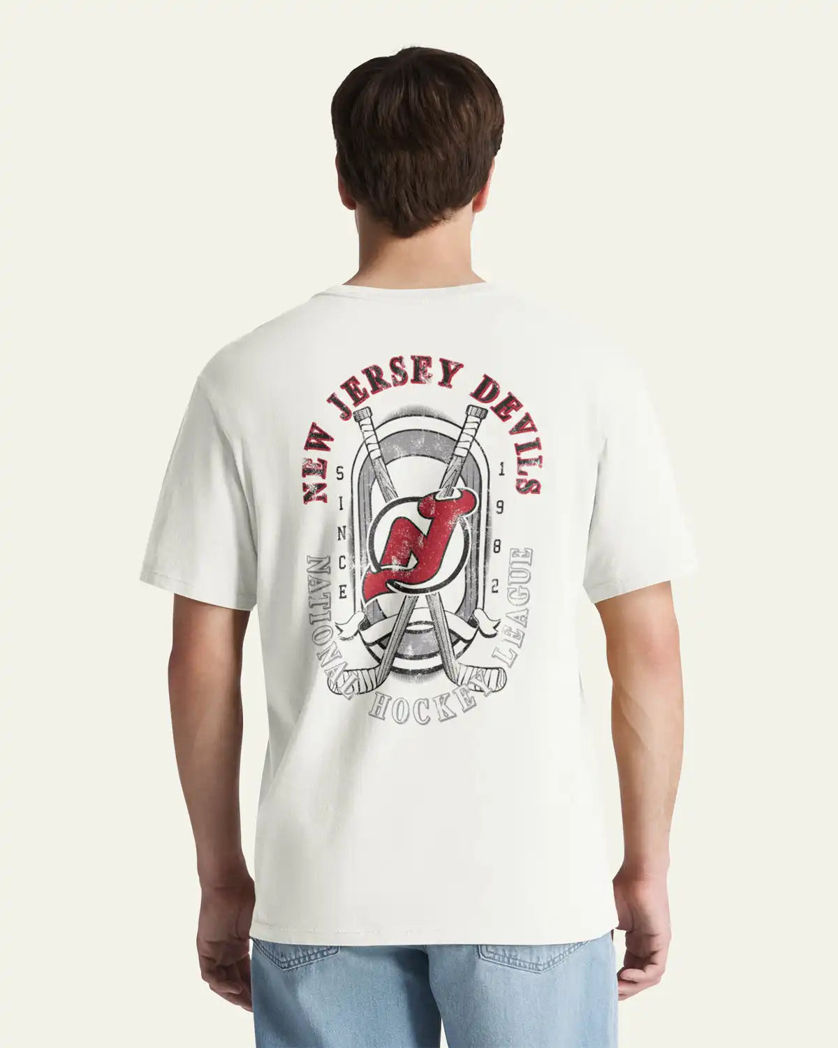 NEW JERSEY DEVILS OVAL SPORT BACKER '47 EVERYDAY TEE