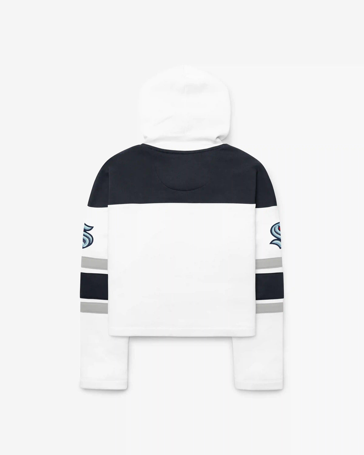 SEATTLE KRAKEN CUT THRU CROPPED '47 WOMEN'S SUPERIOR LACER HOOD