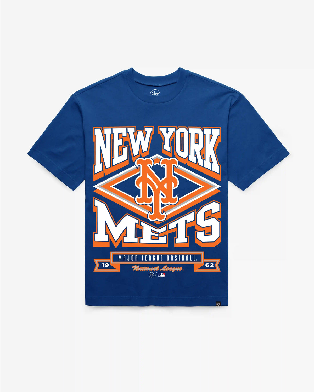 NEW YORK METS HEATER '47 FOUNDATION TEE