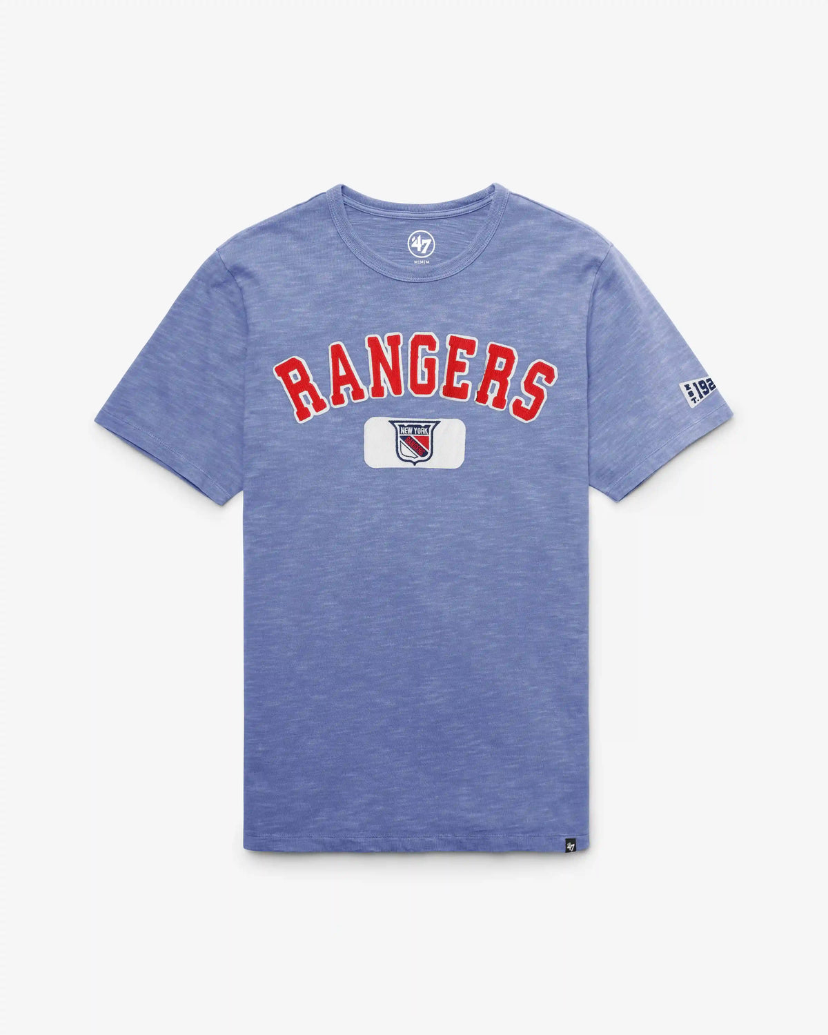 NEW YORK RANGERS VINTAGE SEYMOORE WELL WORN '47 HEAVY SLUB TEE