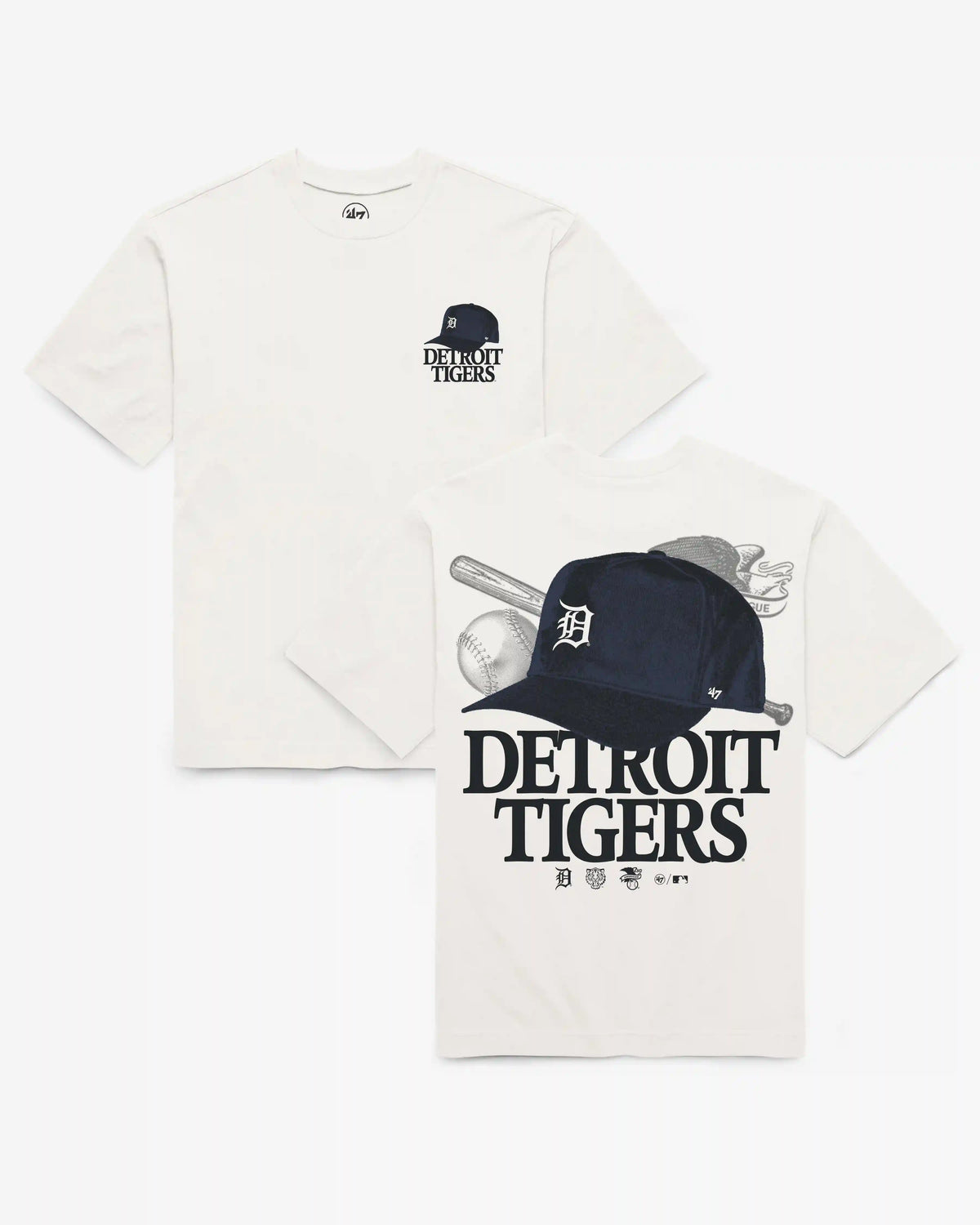 DETROIT TIGERS IN THE PAPER '47 FOUNDATION TEE