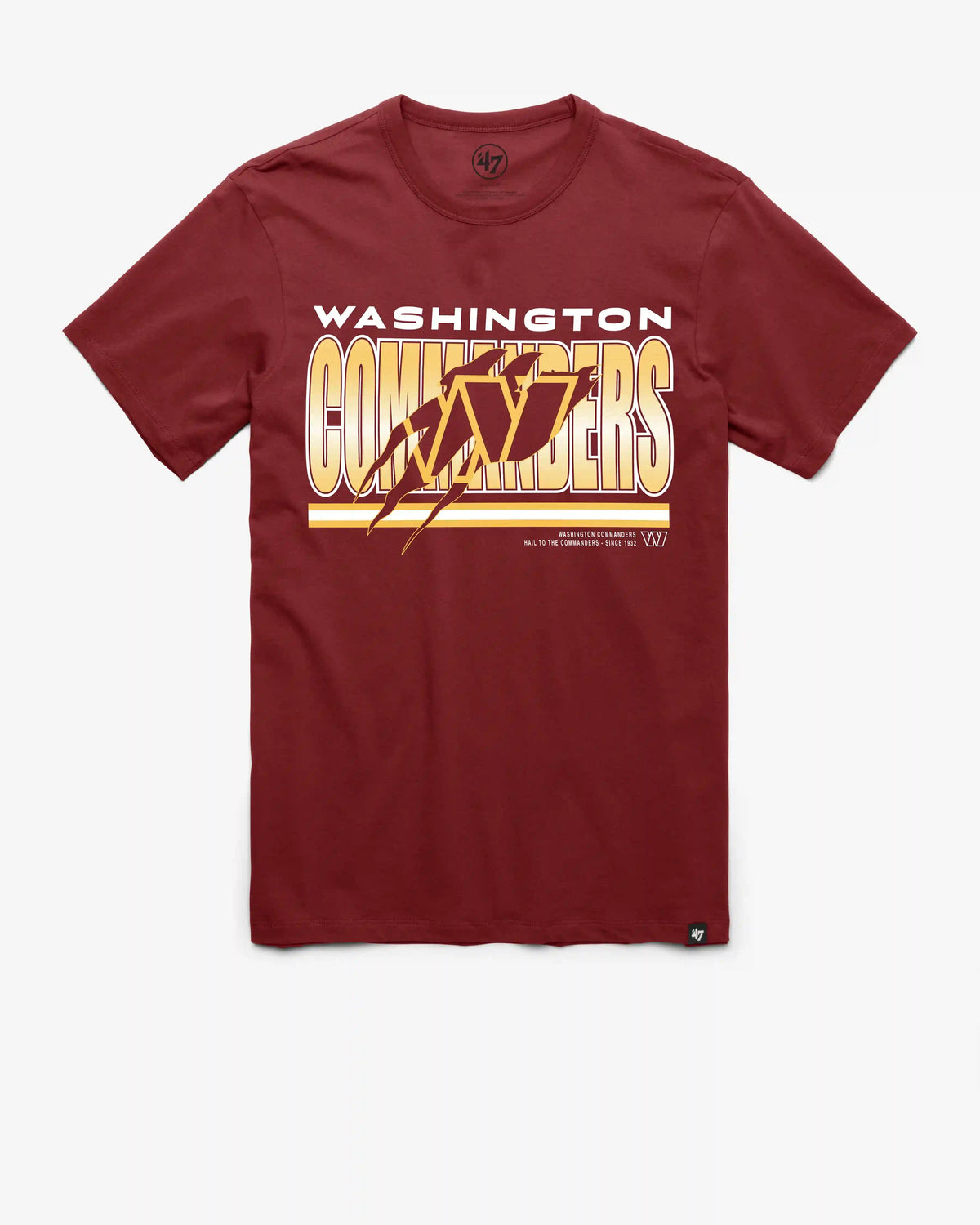 WASHINGTON COMMANDERS TEAM THUNDER RIP '47 FRANKLIN TEE