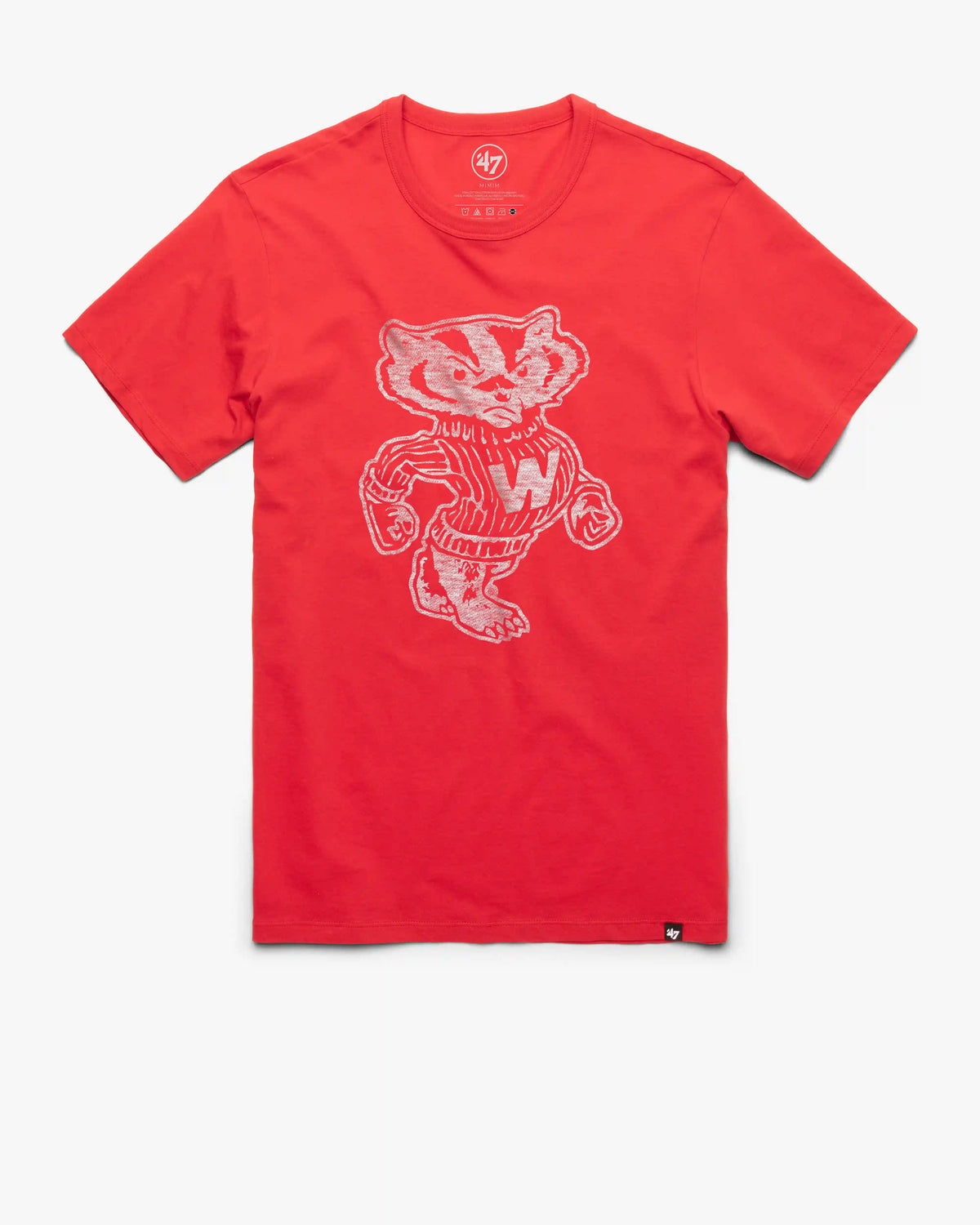 WISCONSIN BADGERS VINTAGE PREMIER '47 FRANKLIN TEE