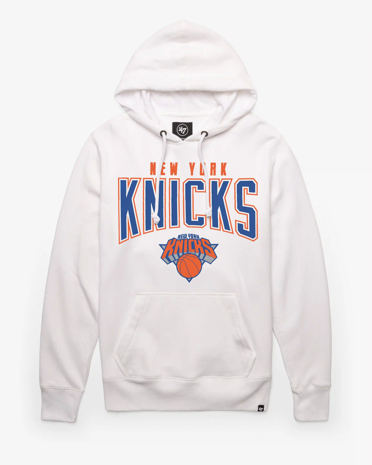 NEW YORK KNICKS TEAM ELEMENTS ARCH '47 HEADLINE HOOD