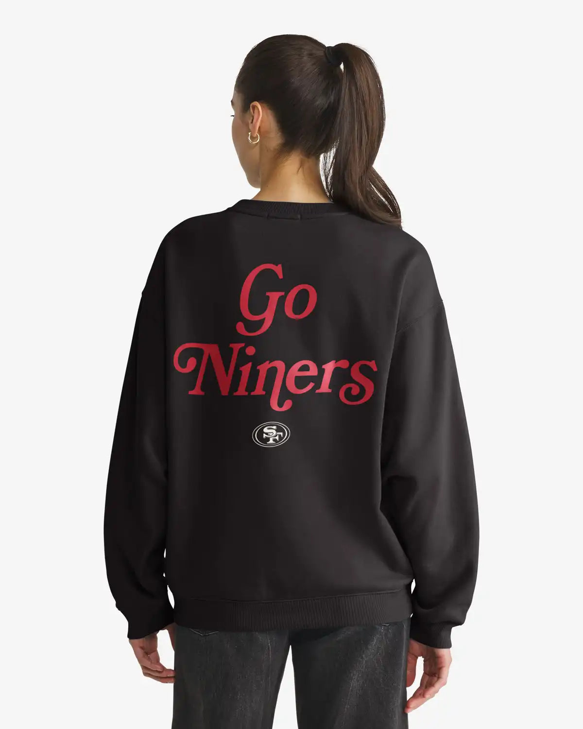 SAN FRANCISCO 49ERS SHOUT IT OUT '47 OVERSIZED CREW WOMENS