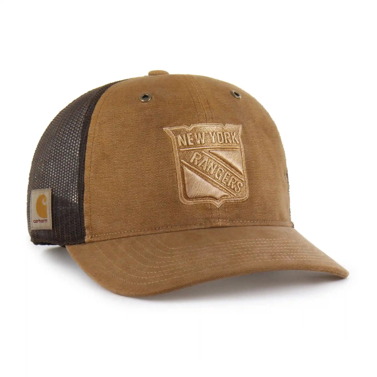 NEW YORK RANGERS CARHARTT DYED '47 TRUCKER RF RELAXED FIT