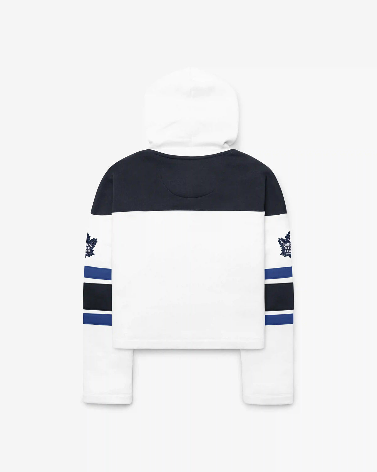 TORONTO MAPLE LEAFS CUT THRU CROPPED '47 WOMEN'S SUPERIOR LACER HOOD