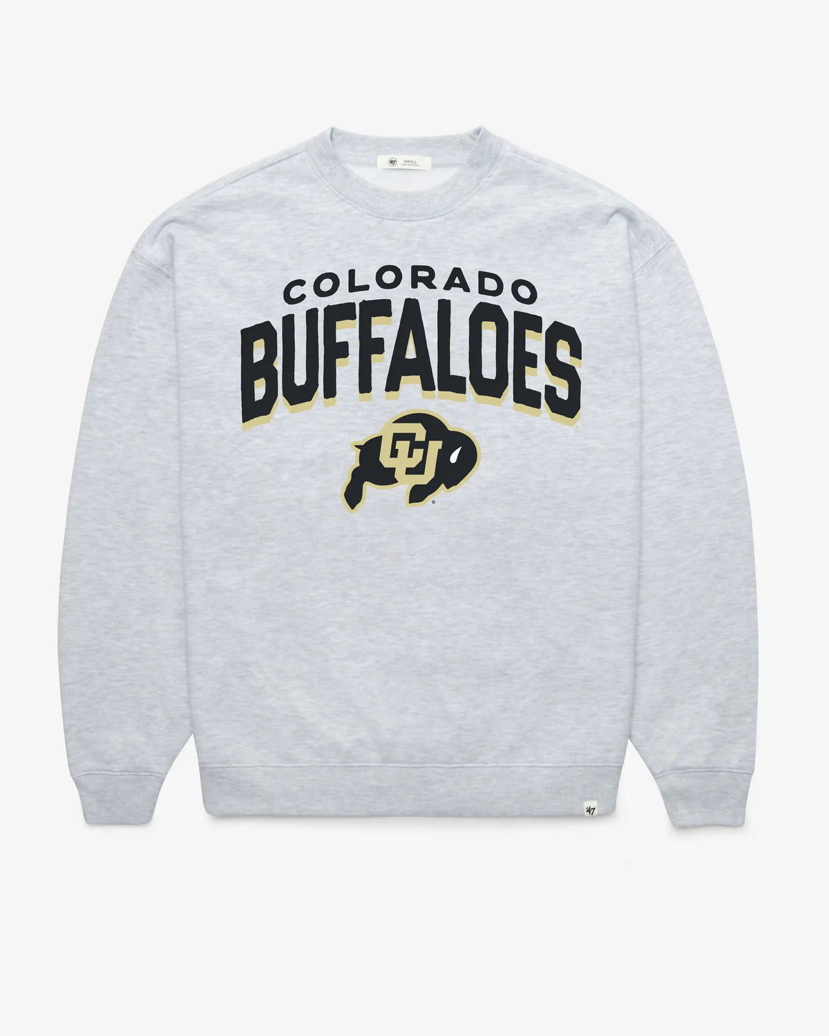 COLORADO BUFFALOES CAMPUS ARCH CLOUD '47 OVERSIZED CREW WOMENS