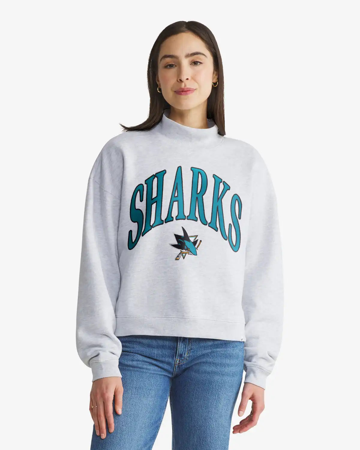 SAN JOSE SHARKS VANTAGE '47 WOMEN'S MOCK NECK PULLOVER