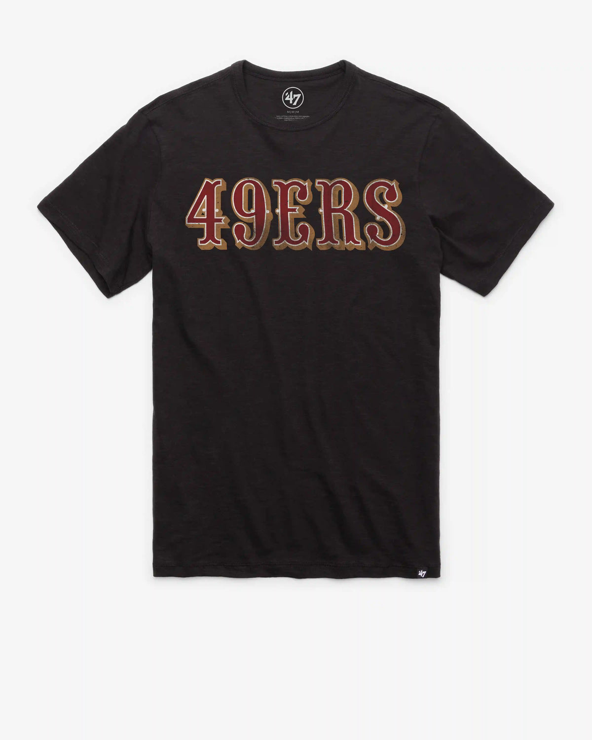 SAN FRANCISCO 49ERS GRIT WORDMARK '47 SCRUM TEE