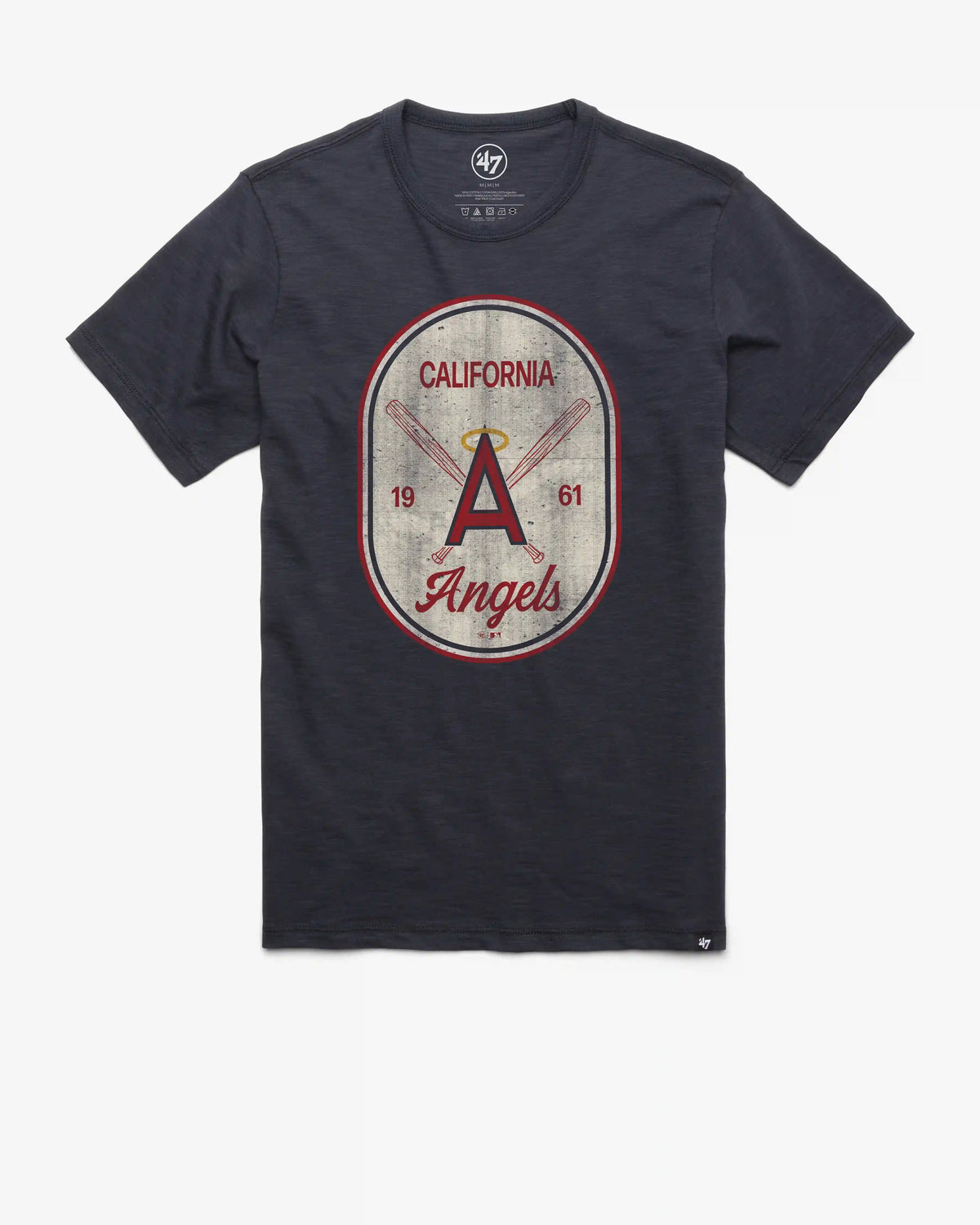 LOS ANGELES ANGELS COOPERSTOWN CROSS PATCH '47 SCRUM TEE