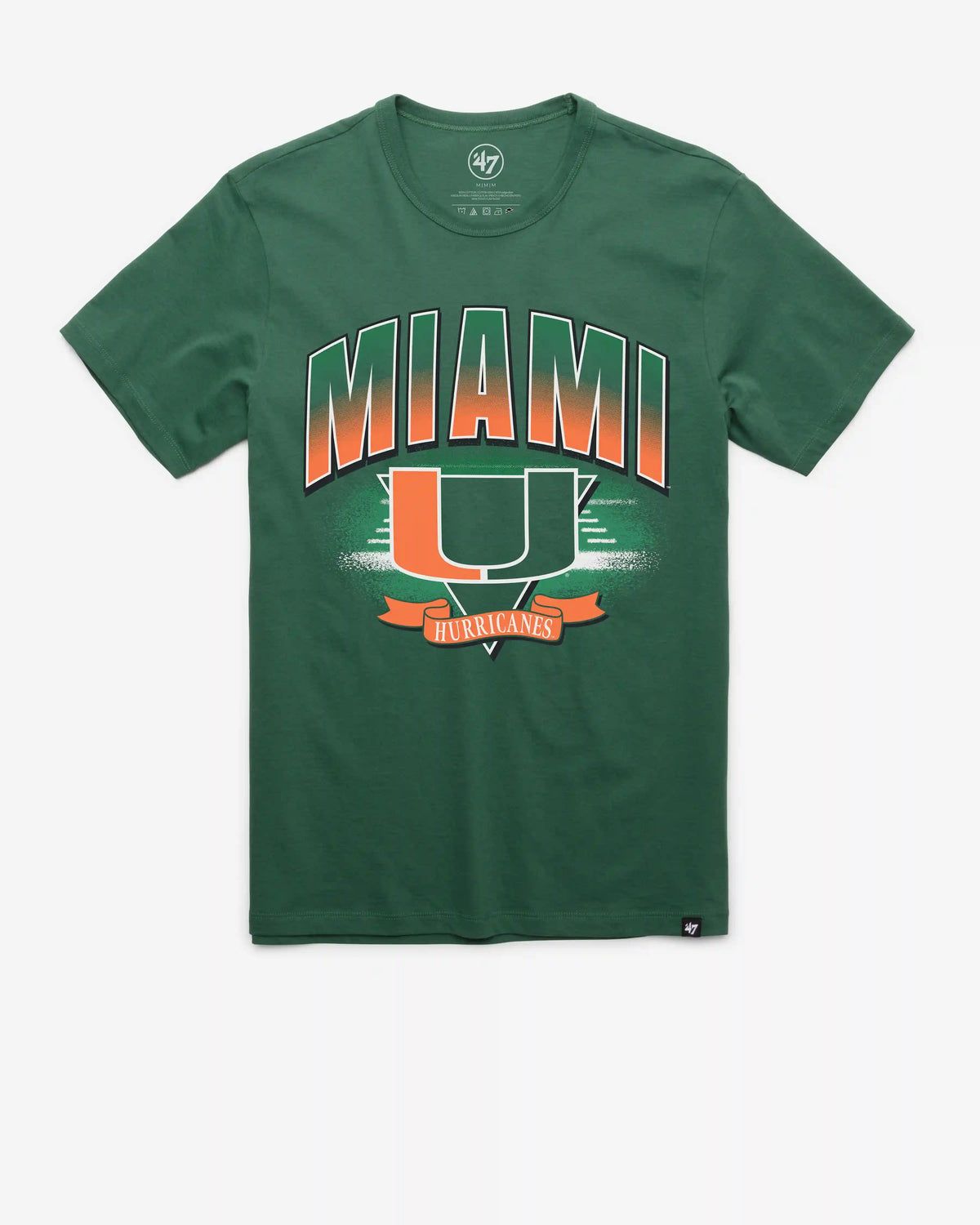 MIAMI HURRICANES ARENA FADE '47 FRANKLIN TEE
