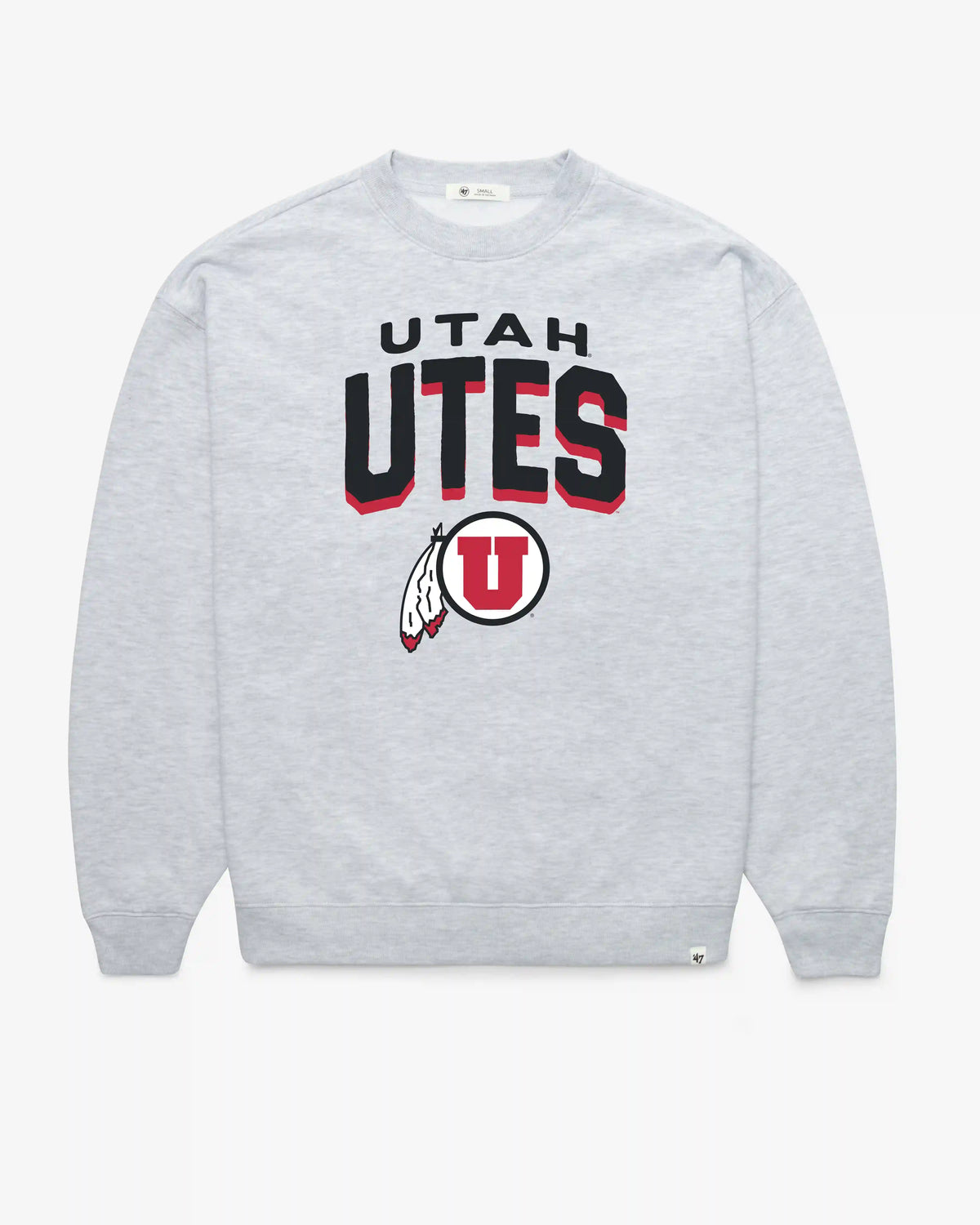 UTAH UTES CAMPUS ARCH CLOUD '47 OVERSIZED CREW WOMENS
