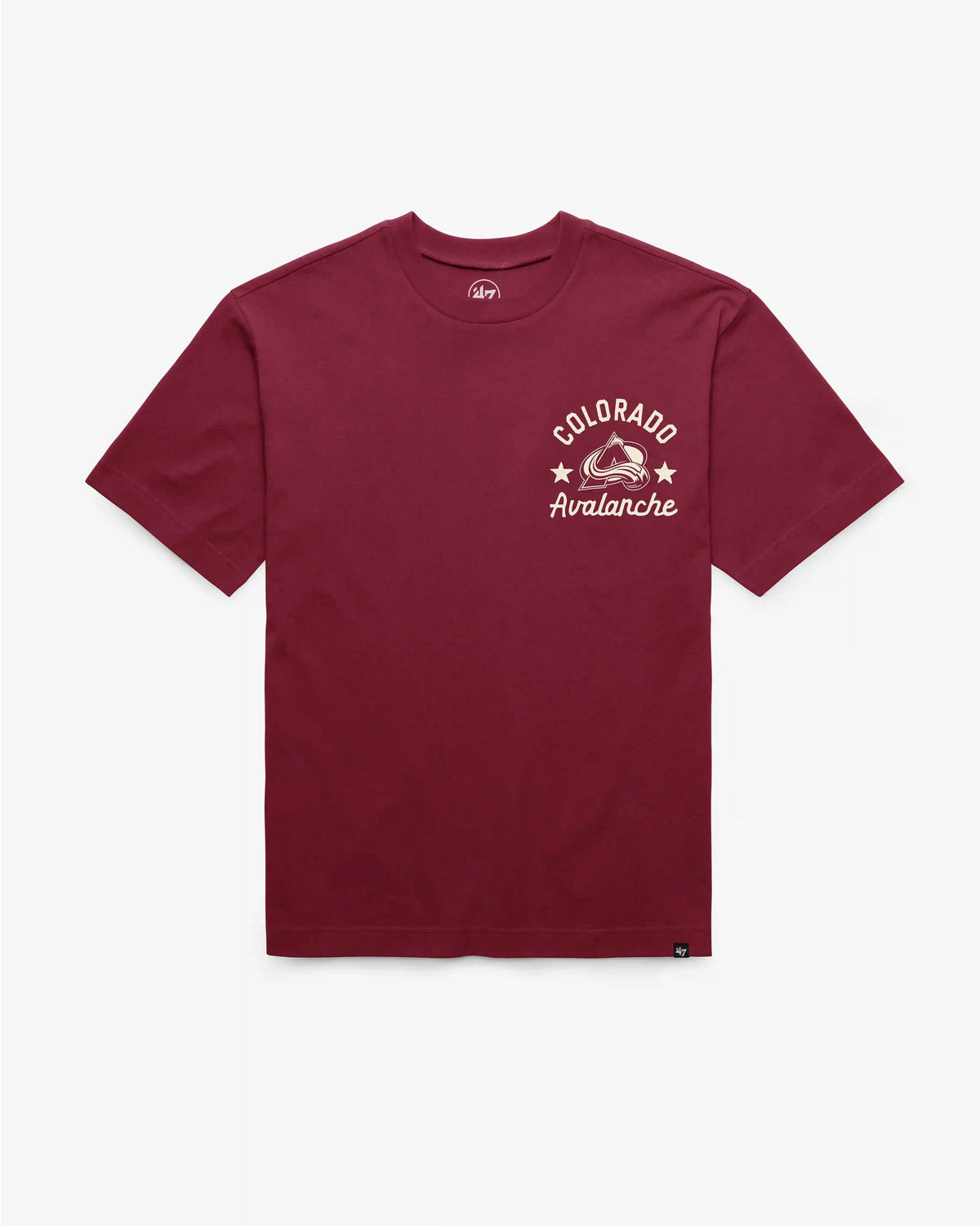 COLORADO AVALANCHE MASK BACK '47 FOUNDATION TEE