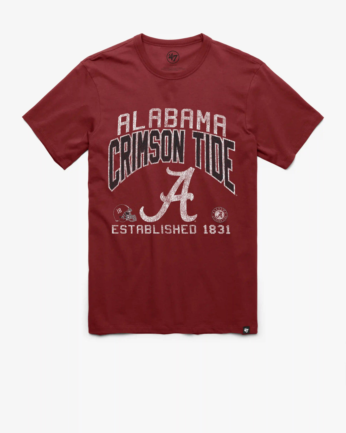 ALABAMA CRIMSON TIDE TURNED UP '47 FRANKLIN TEE