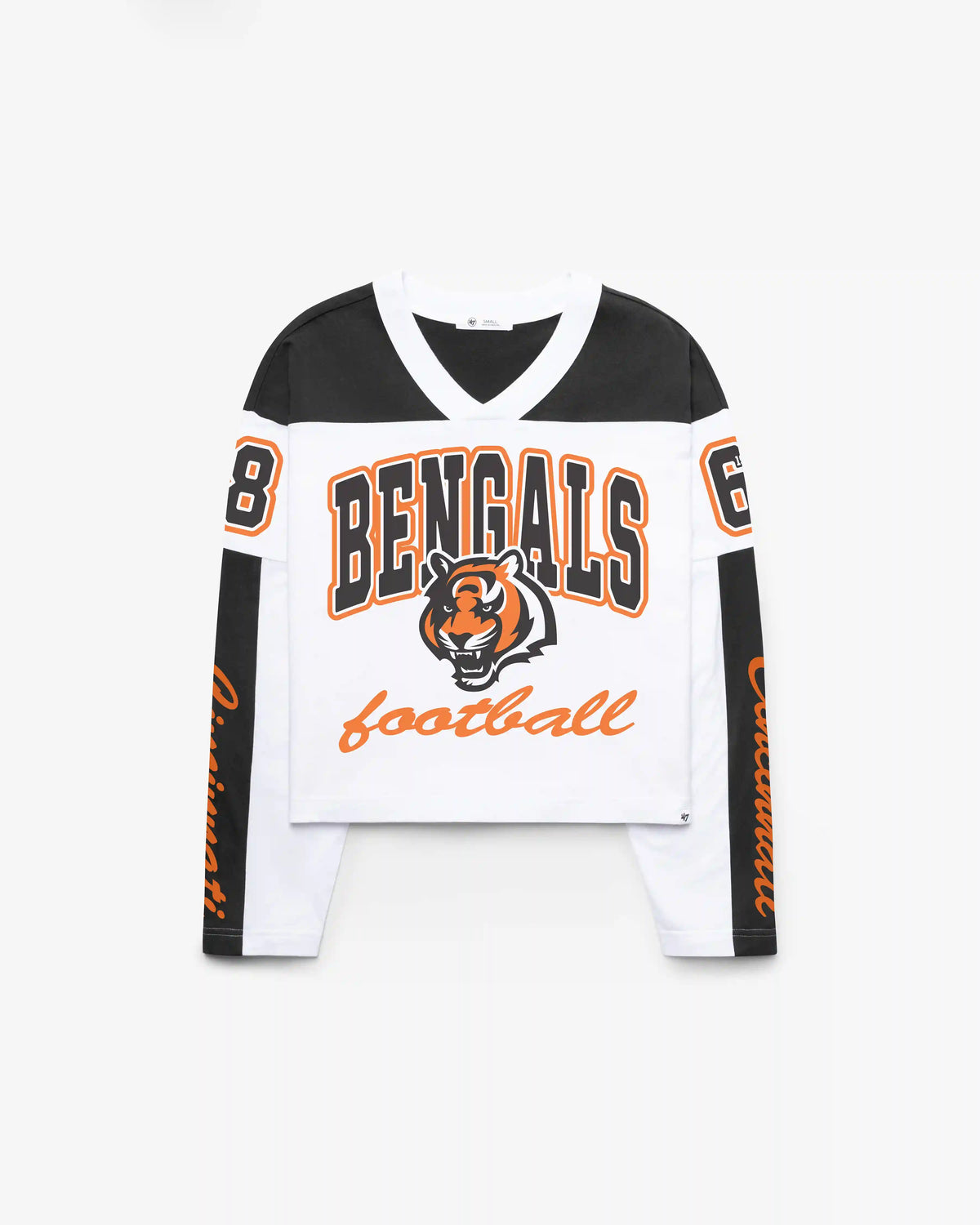 CINCINNATI BENGALS EXCLAMATION '47 WOMEN'S METRO JERSEY TEE