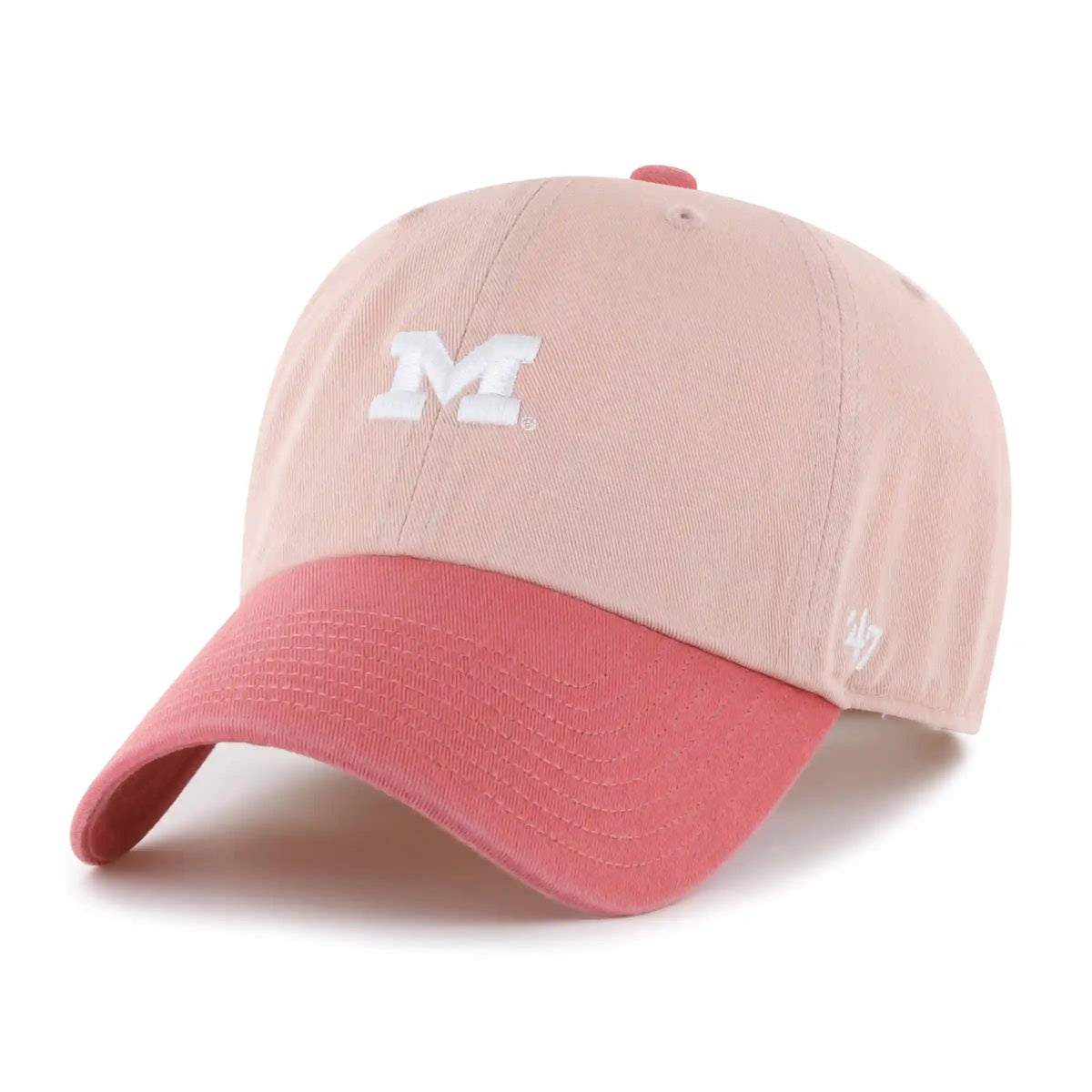 MICHIGAN WOLVERINES BASE RUNNER TWO TONE '47 CLEAN UP