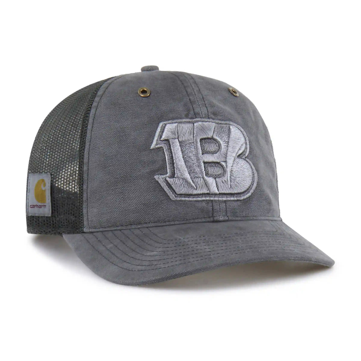 CINCINNATI BENGALS CARHARTT DYED '47 TRUCKER RF RELAXED FIT