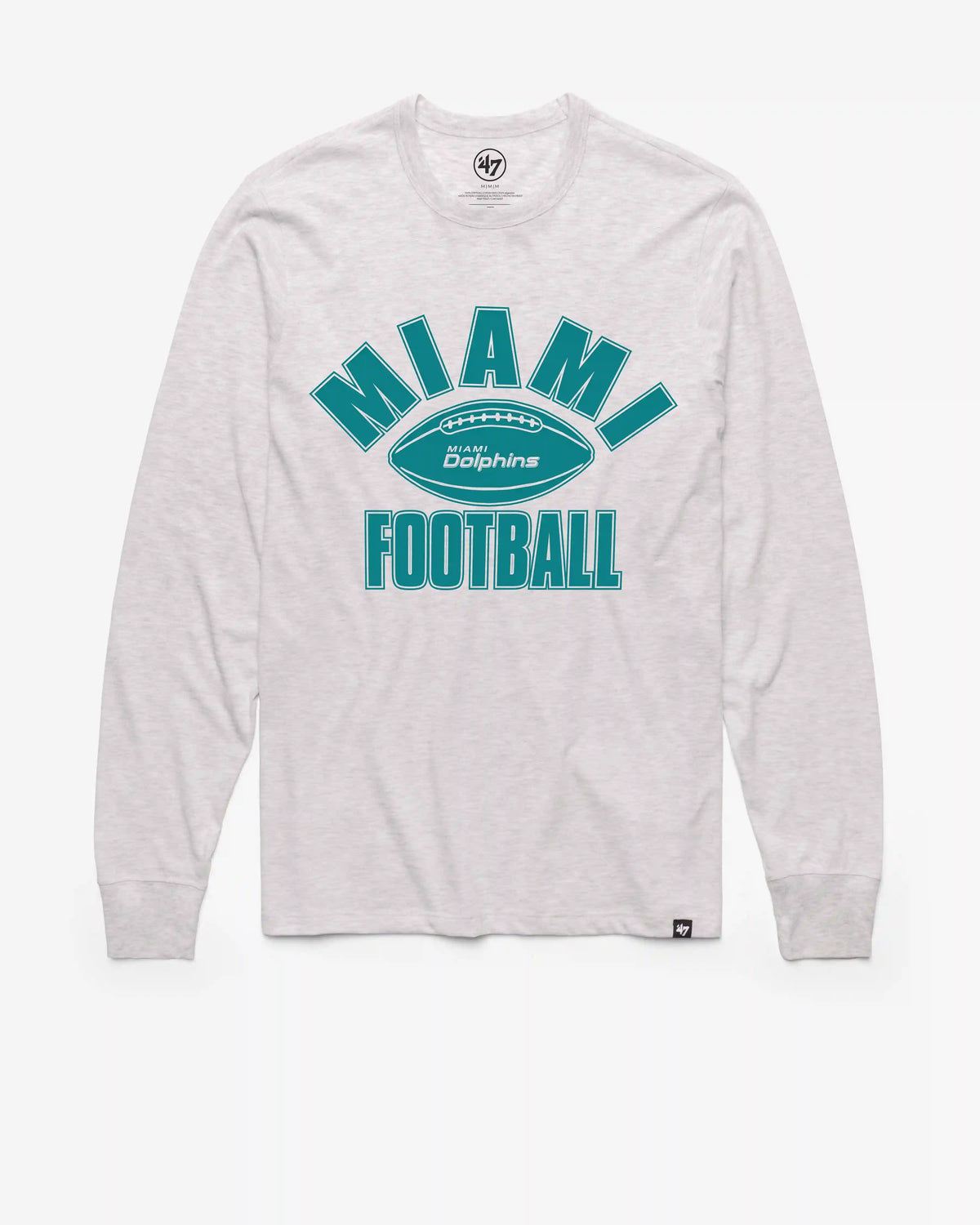 MIAMI DOLPHINS ISSUED '47 FRANKLIN LONG SLEEVE TEE