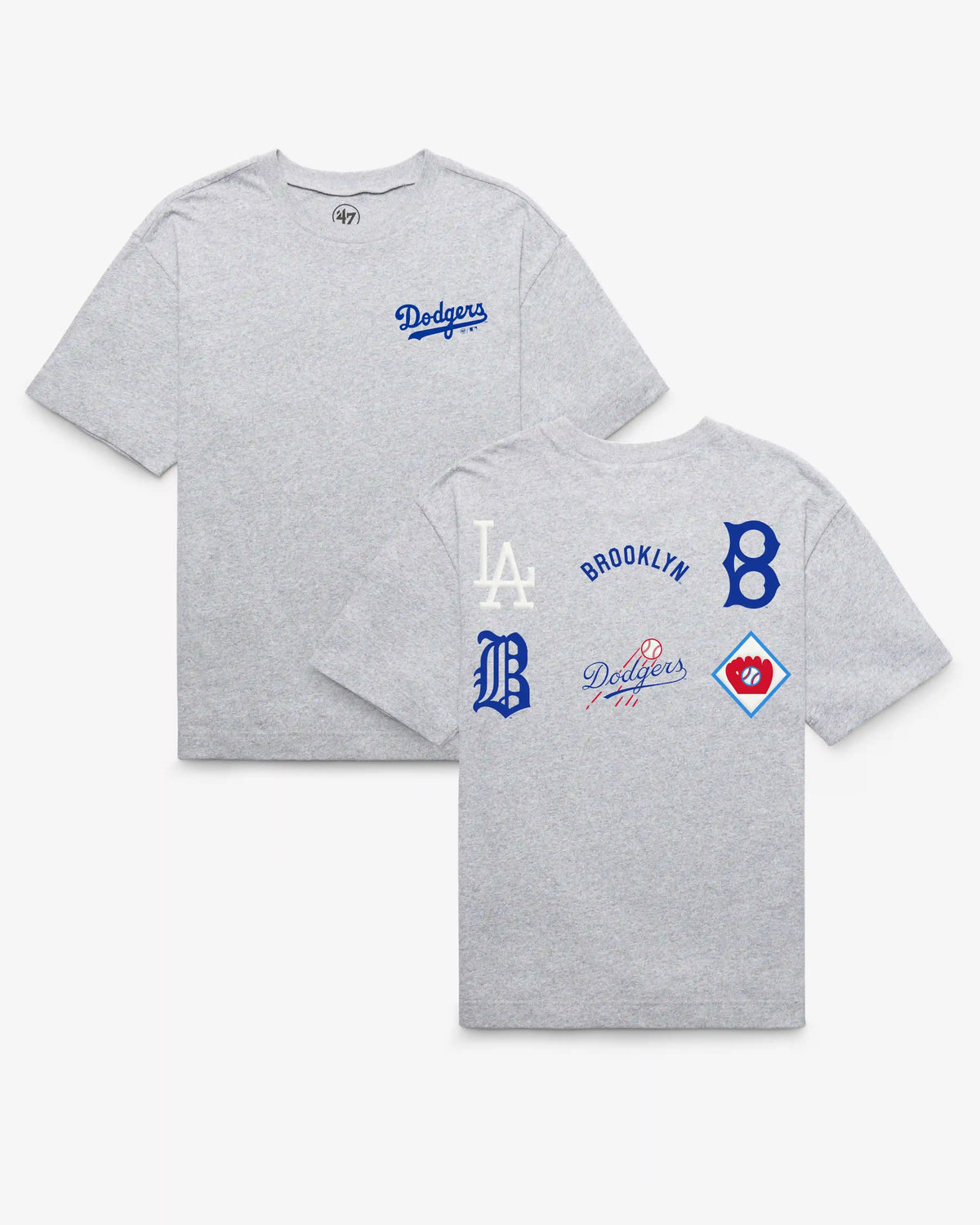 LOS ANGELES DODGERS COOPERSTOWN HISTORY LOCK '47 FOUNDATION TEE