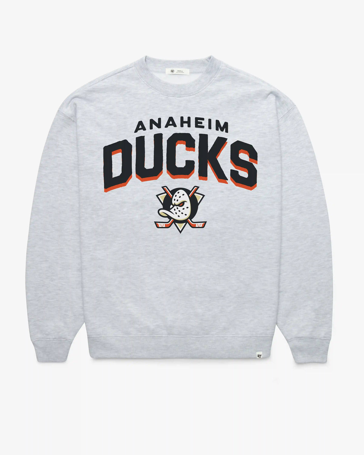 ANAHEIM DUCKS CAMPUS ARCH CLOUD '47 OVERSIZED CREW WOMENS