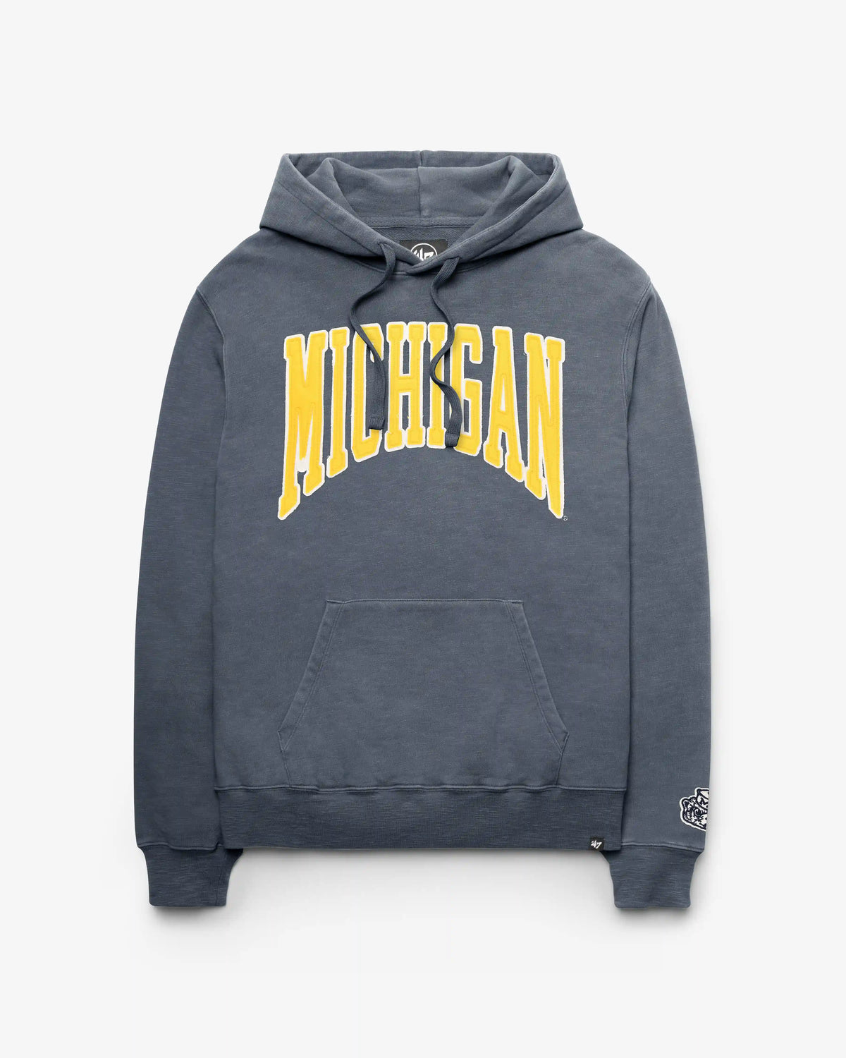 MICHIGAN WOLVERINES VINTAGE GROTON WELL WORN '47 FRENCH TERRY HOOD