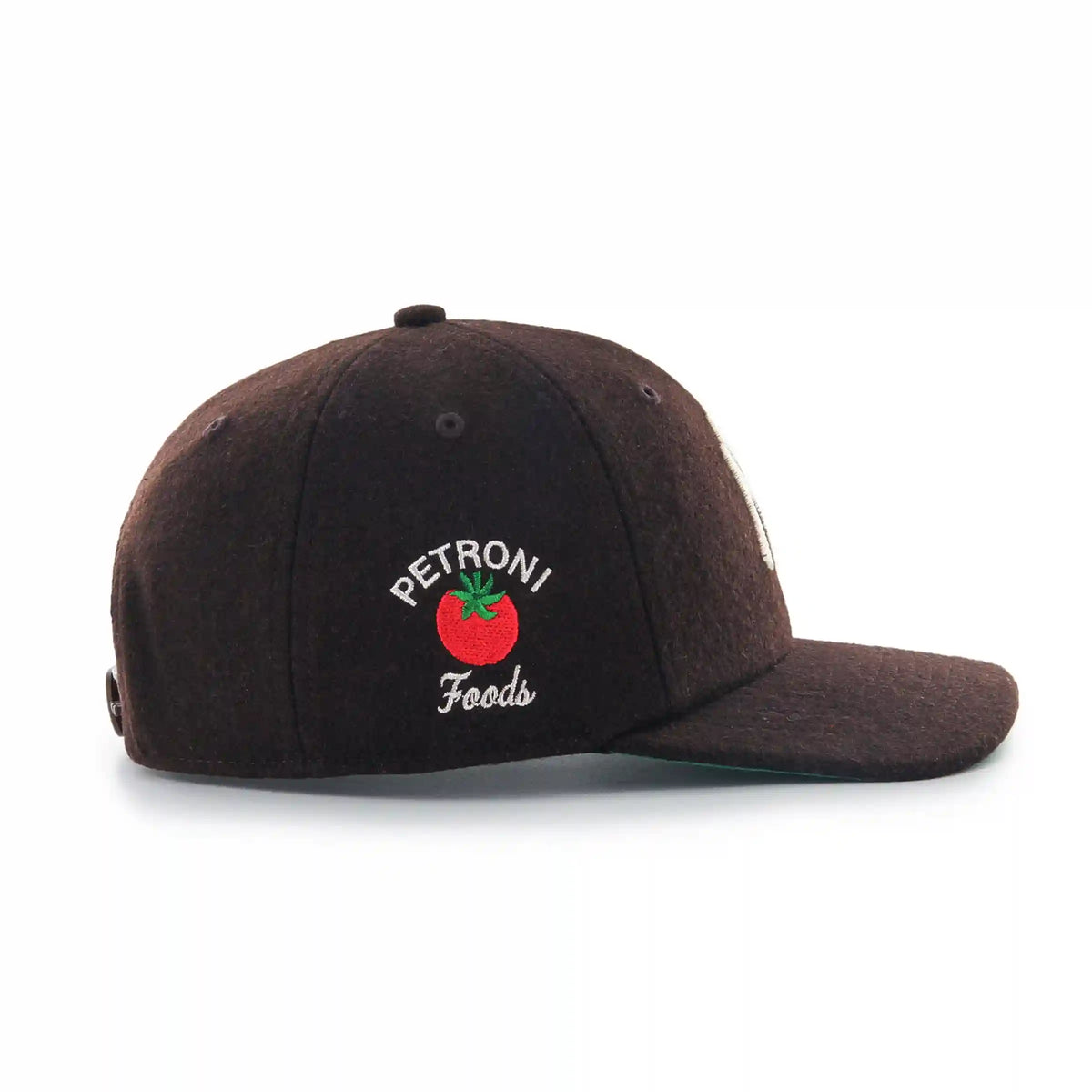 NEW YORK YANKEES PETRONI FOODS WOOL '47 CLEAN UP FLAT BRIM