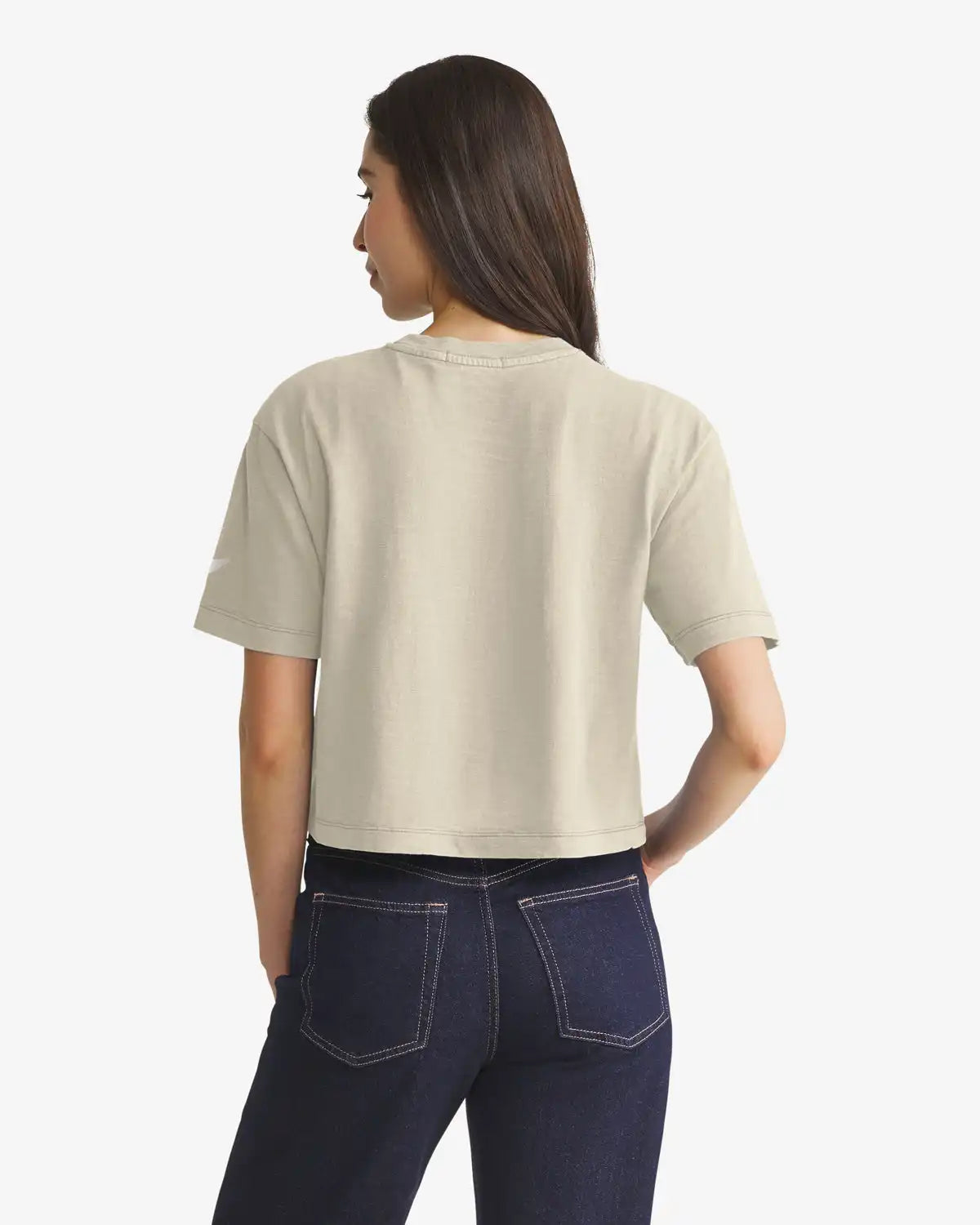 MIAMI DOLPHINS HISTORIC ELMORE WELL WORN '47 HEAVY SLUB TEE WOMENS