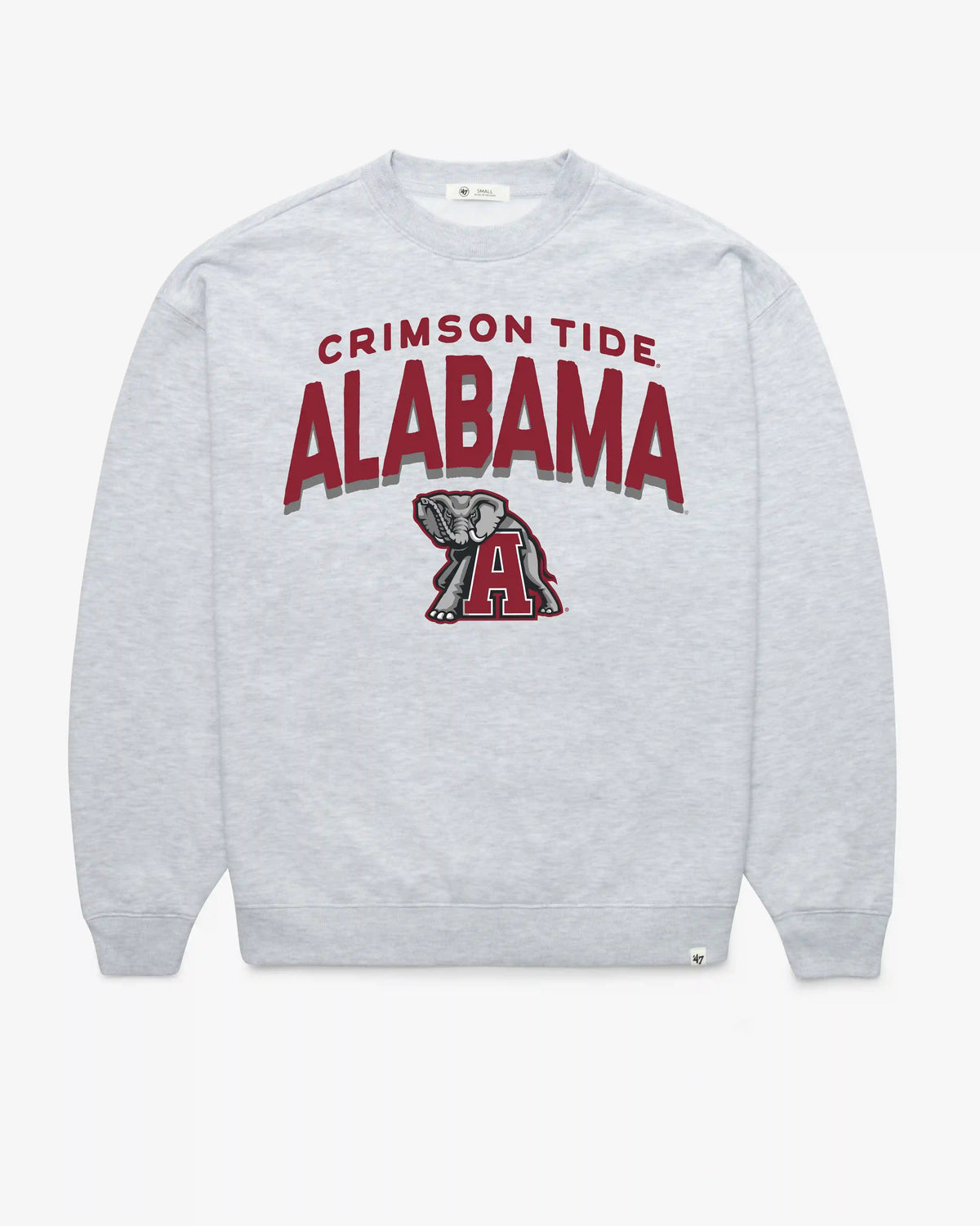 ALABAMA CRIMSON TIDE CAMPUS ARCH CLOUD '47 OVERSIZED CREW WOMENS