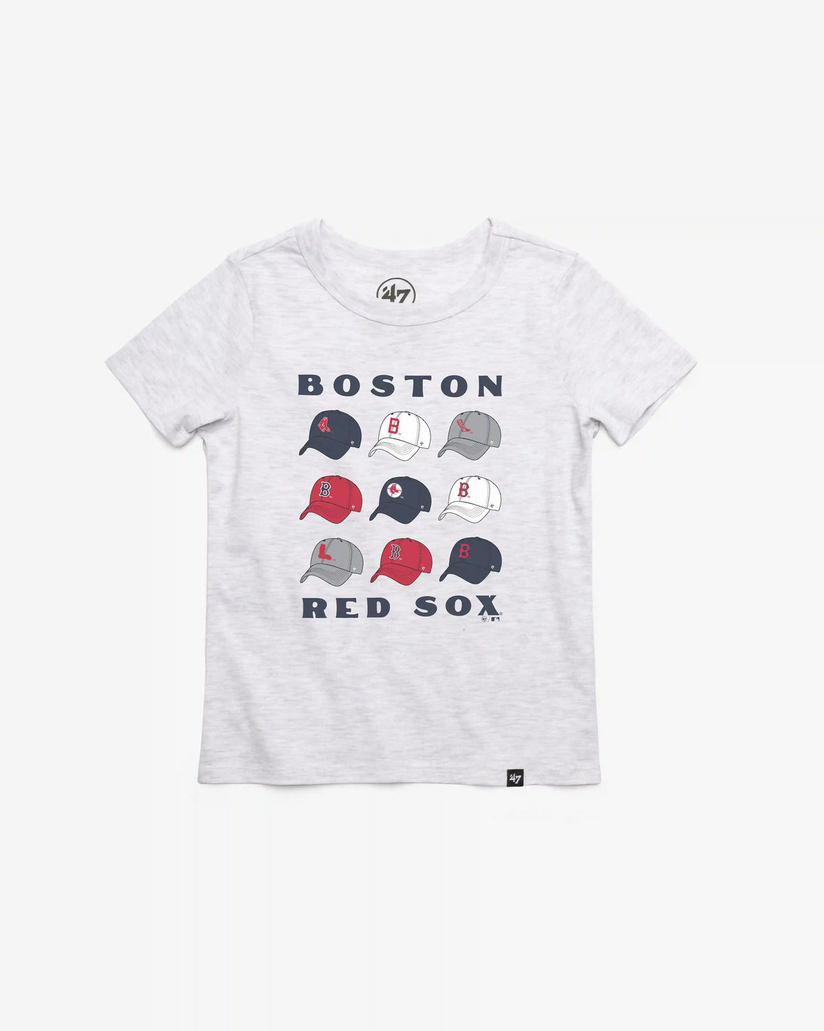 BOSTON RED SOX COOPERSTOWN CAP OFF '47 KID'S FRANKLIN TEE