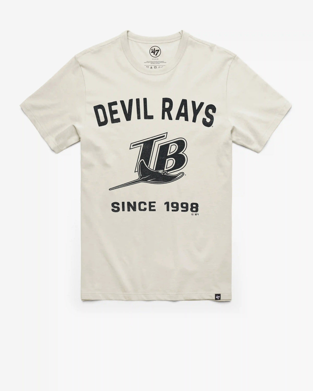 TAMPA BAY RAYS COOPERSTOWN DUSTER '47 FRANKLIN TEE