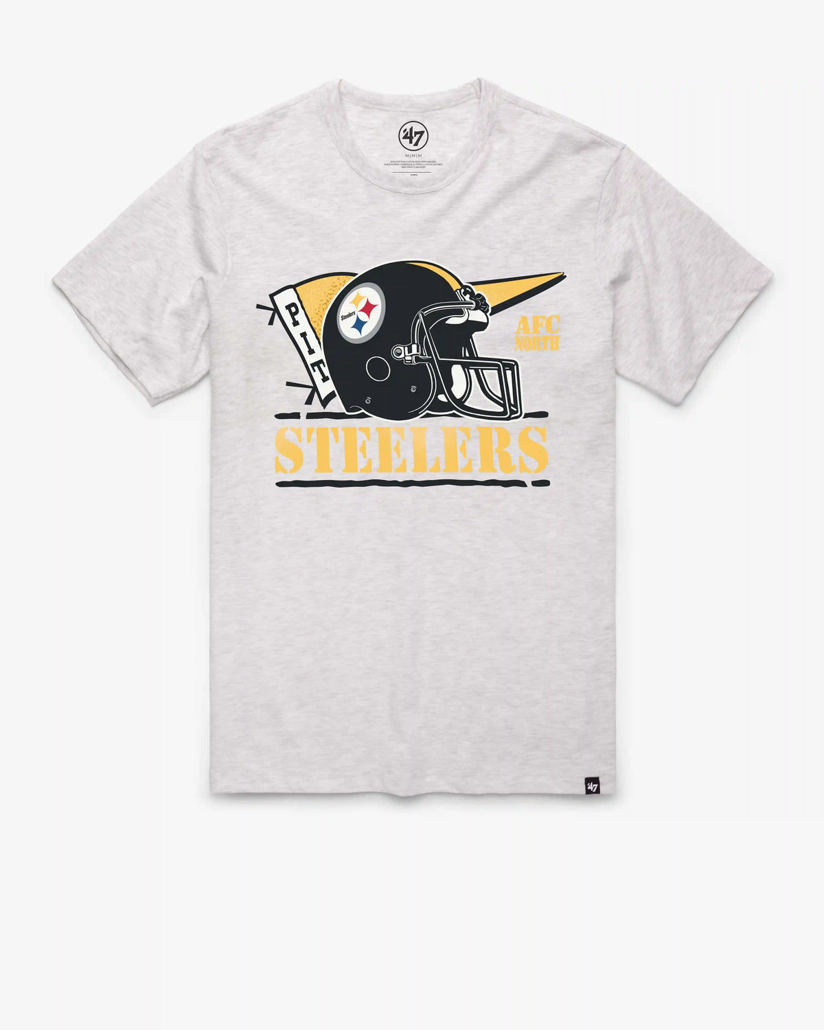 PITTSBURGH STEELERS HISTORIC MOTION FIELD '47 FRANKLIN TEE
