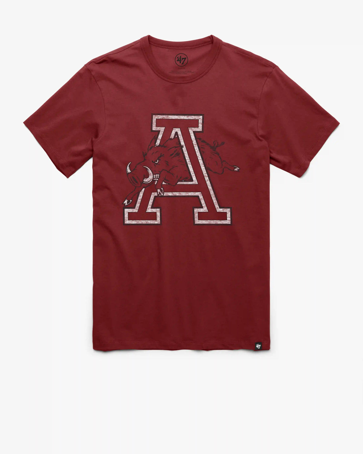 ARKANSAS RAZORBACKS VINTAGE PREMIER '47 FRANKLIN TEE