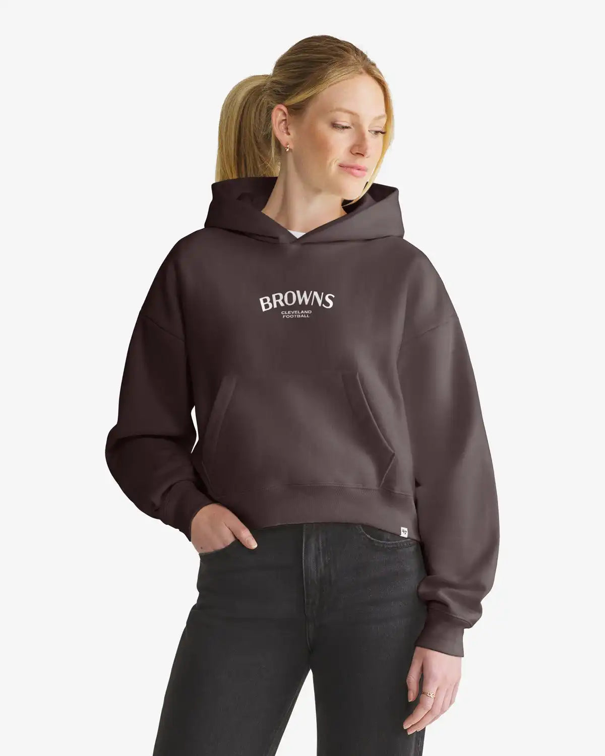 CLEVELAND BROWNS HADRIAN '47 FOUNDATION HOOD WOMENS