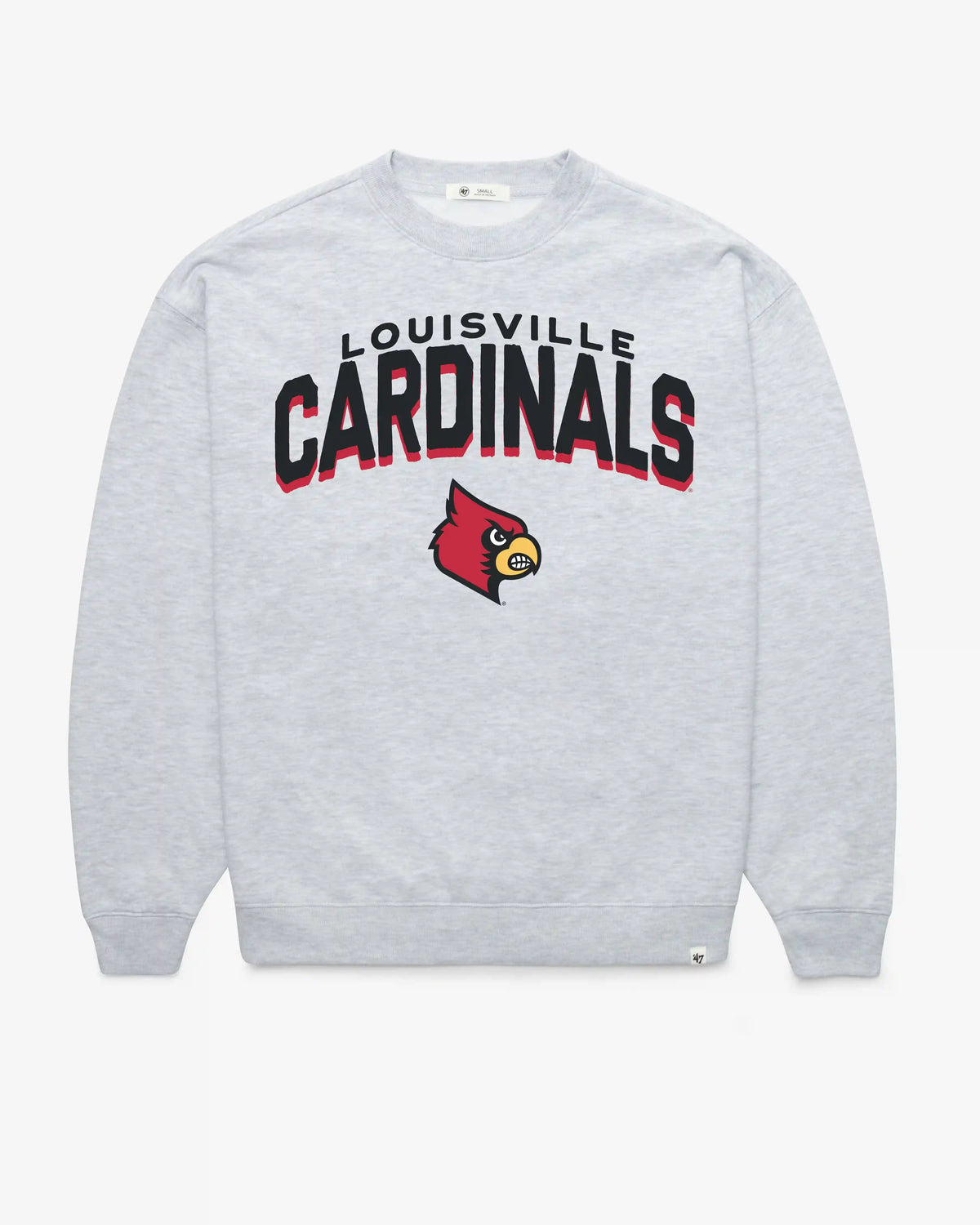 LOUISVILLE CARDINALS CAMPUS ARCH CLOUD '47 OVERSIZED CREW WOMENS