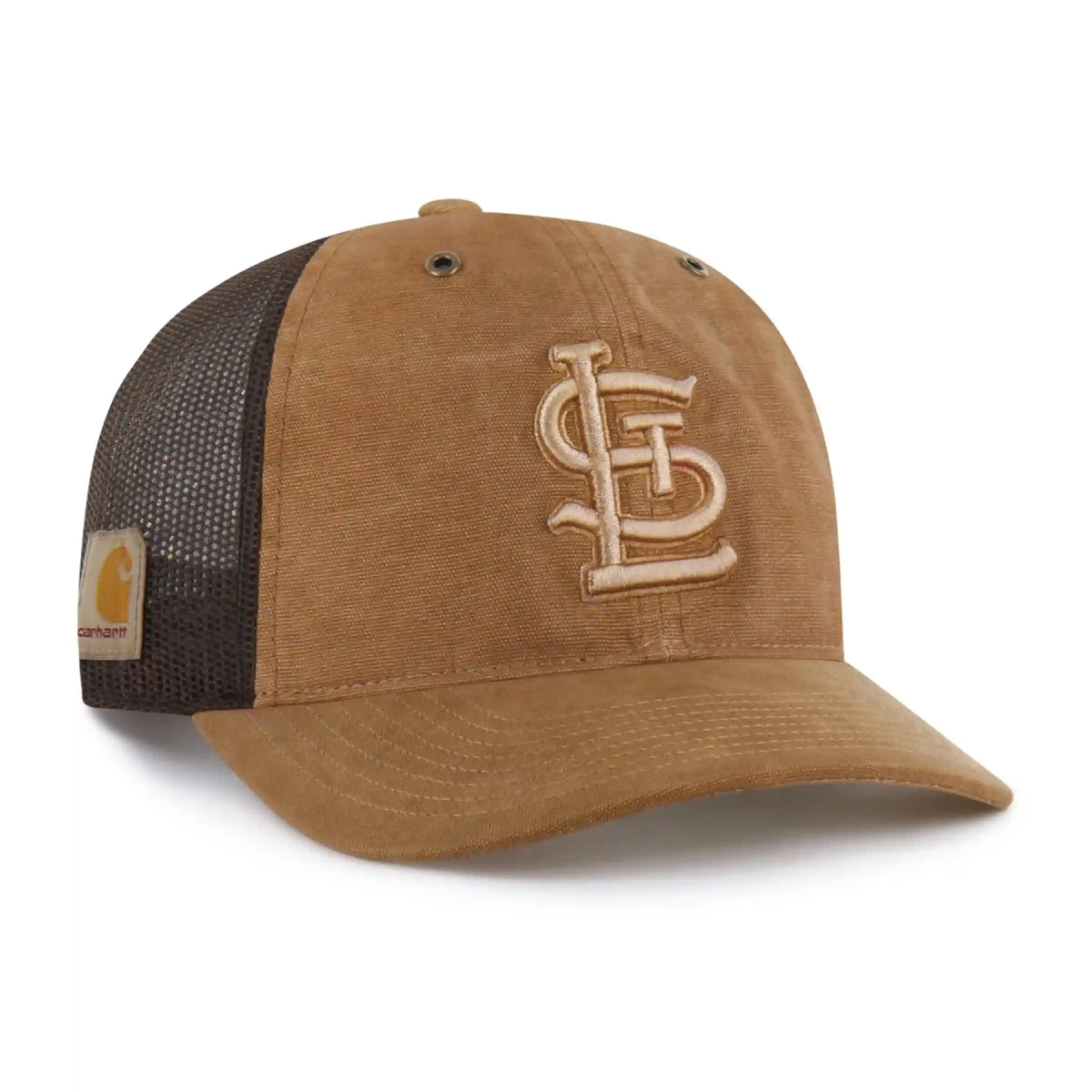 ST. LOUIS CARDINALS CARHARTT DYED '47 TRUCKER RF RELAXED FIT