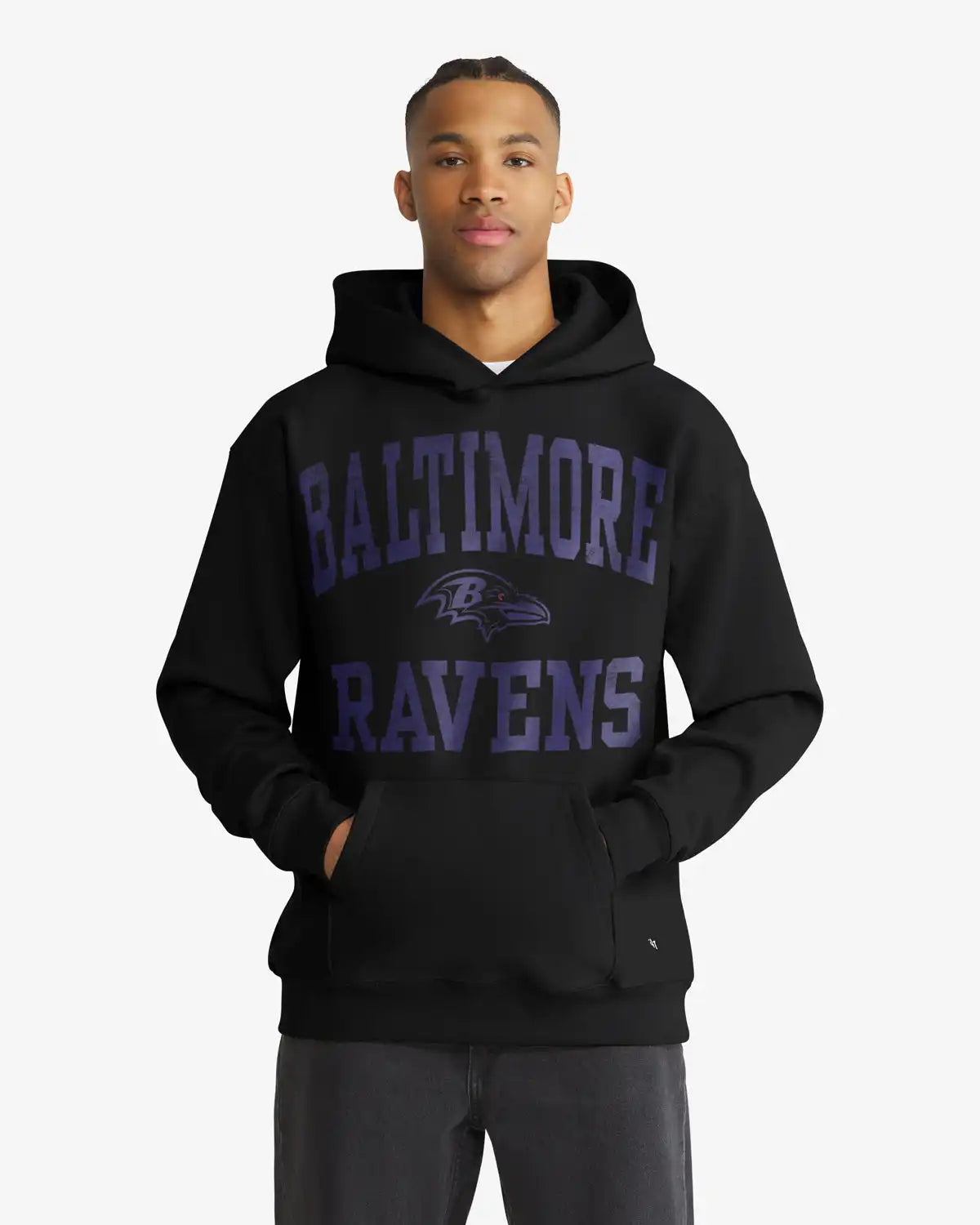 Baltimore Ravens Campus Stack Arched '47 Foundation Hood