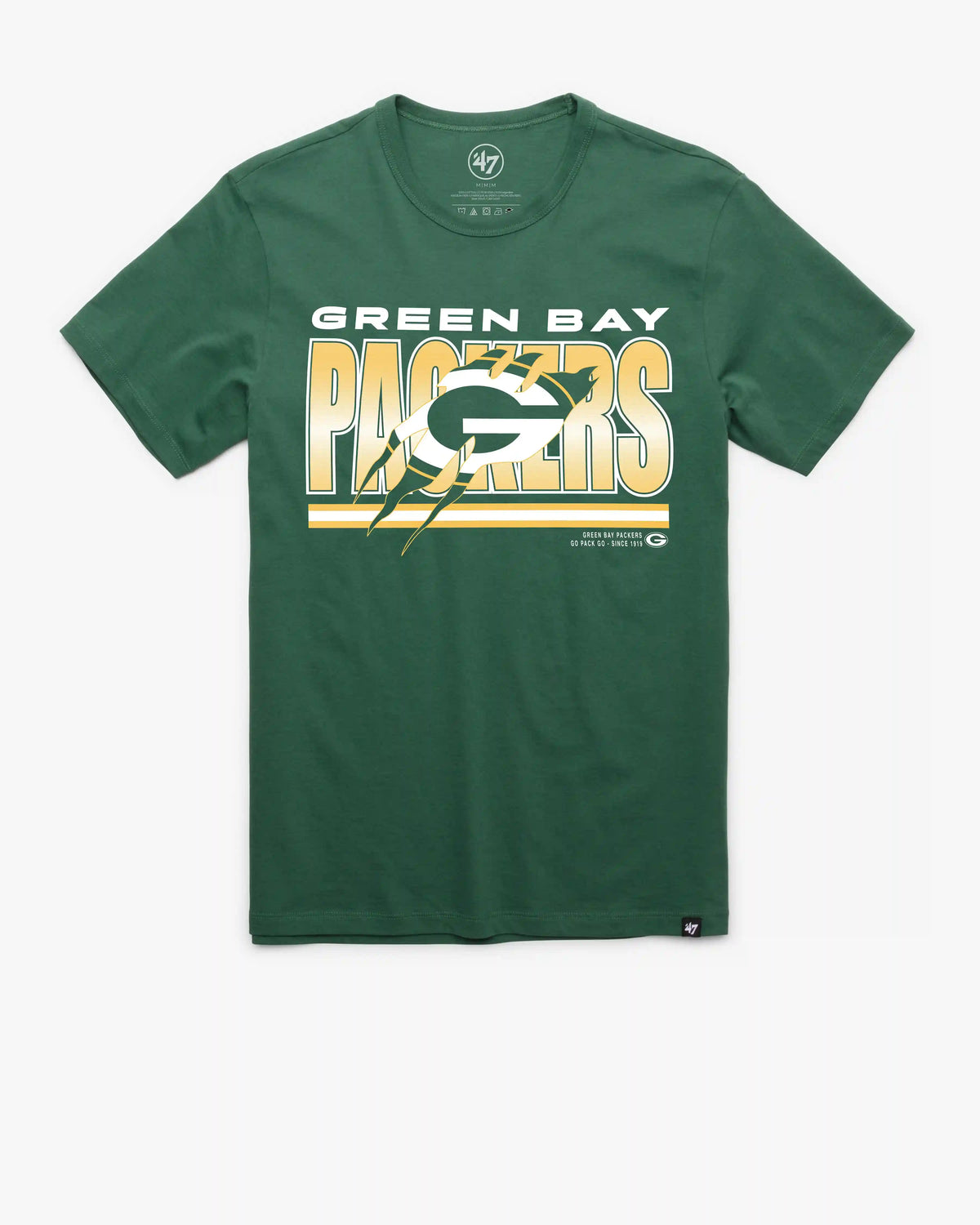 GREEN BAY PACKERS TEAM THUNDER RIP '47 FRANKLIN TEE