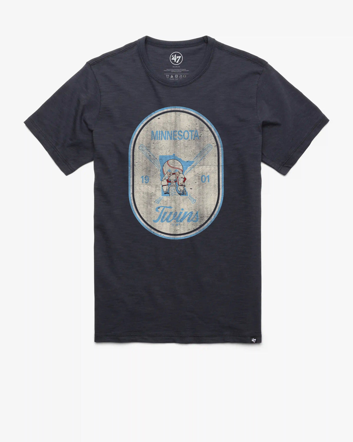 MINNESOTA TWINS COOPERSTOWN CROSS PATCH '47 SCRUM TEE