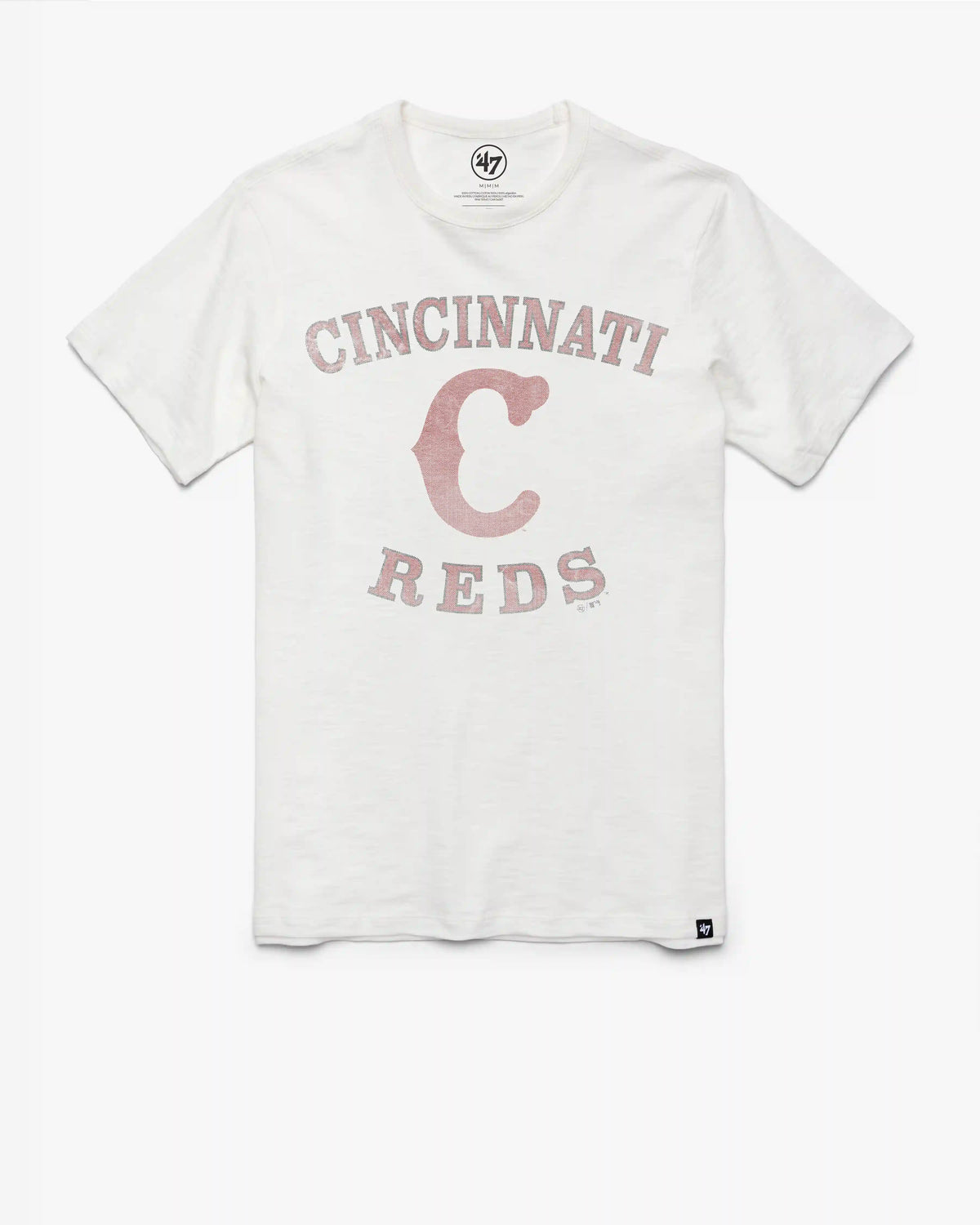 CINCINNATI REDS COOPERSTOWN COUNTER ARC '47 SCRUM TEE