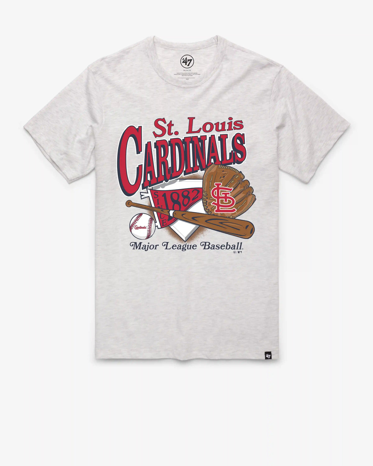 ST. LOUIS CARDINALS AT BAT '47 FRANKLIN TEE